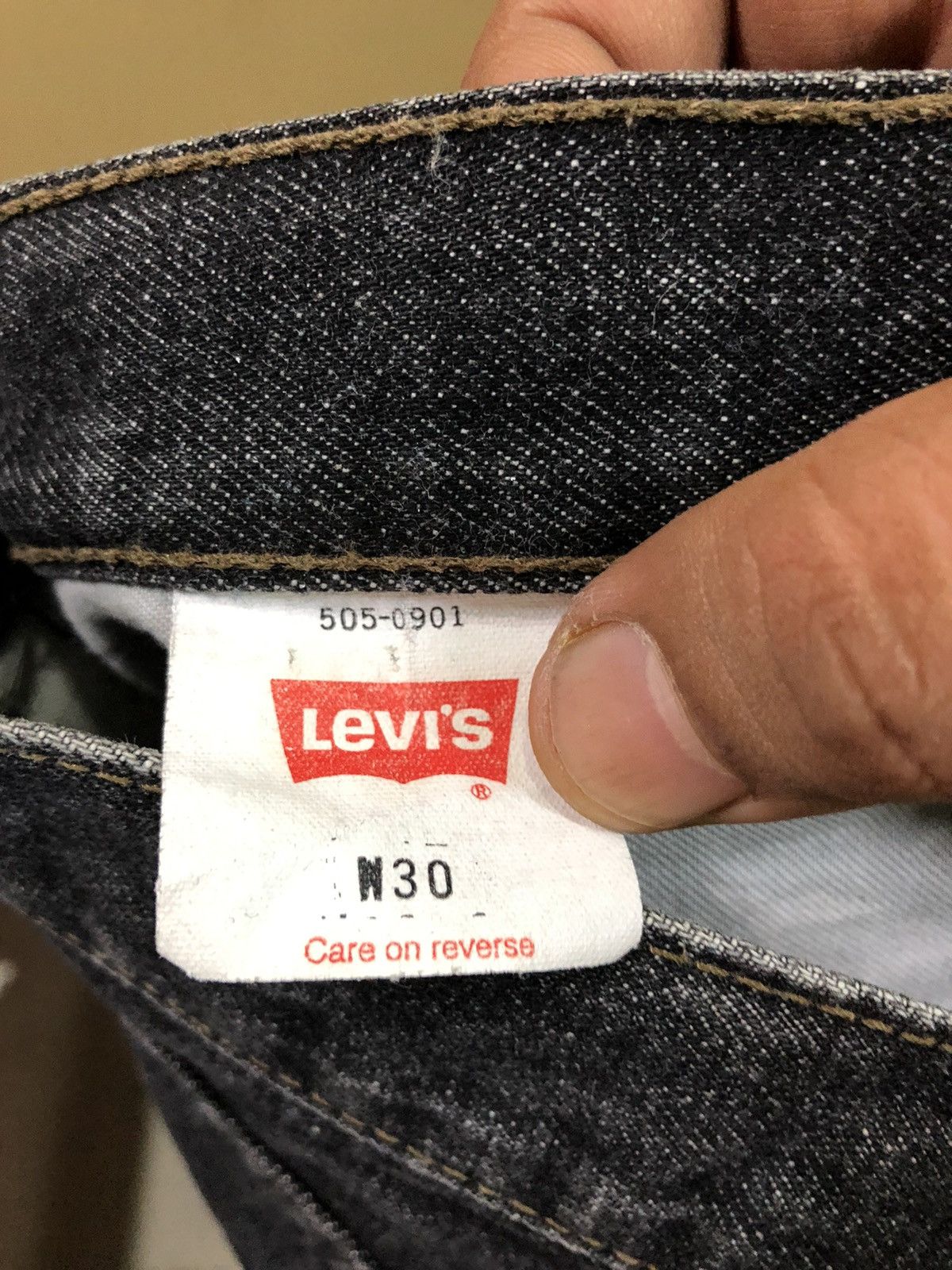 Levi's × Vintage Vintage Levis 505 Distressed Denim Jeans Size US 30 / EU 46 - 11 Thumbnail