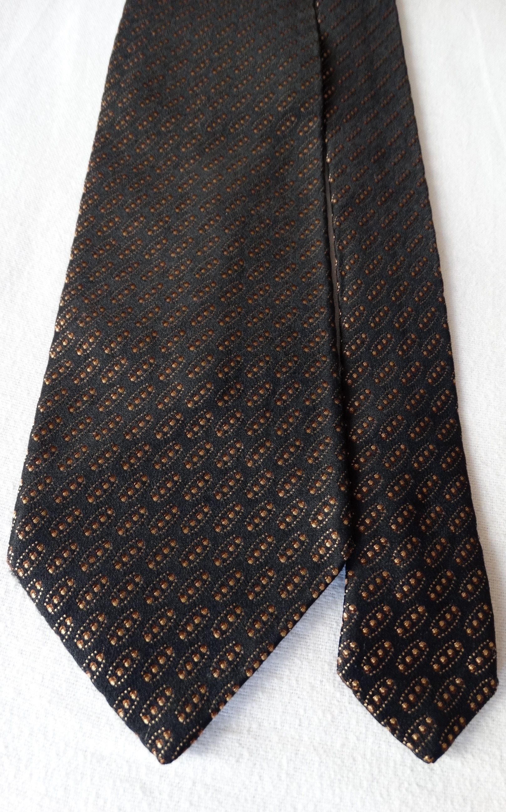 Lanvin T8 Lanvin paisley dot baroque tie made Italy silk Size ONE SIZE - 5 Thumbnail
