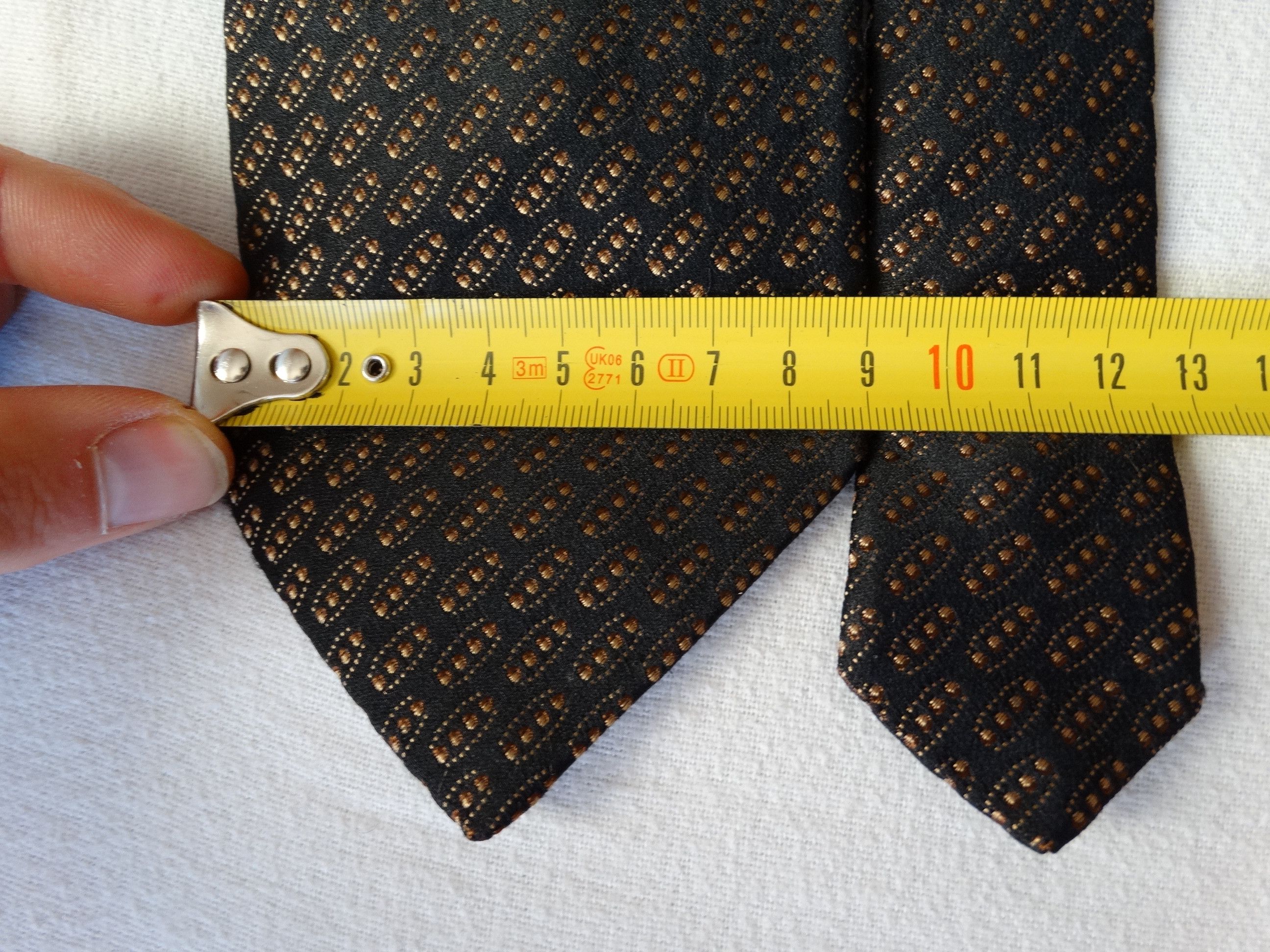 Lanvin T8 Lanvin paisley dot baroque tie made Italy silk Size ONE SIZE - 7 Thumbnail