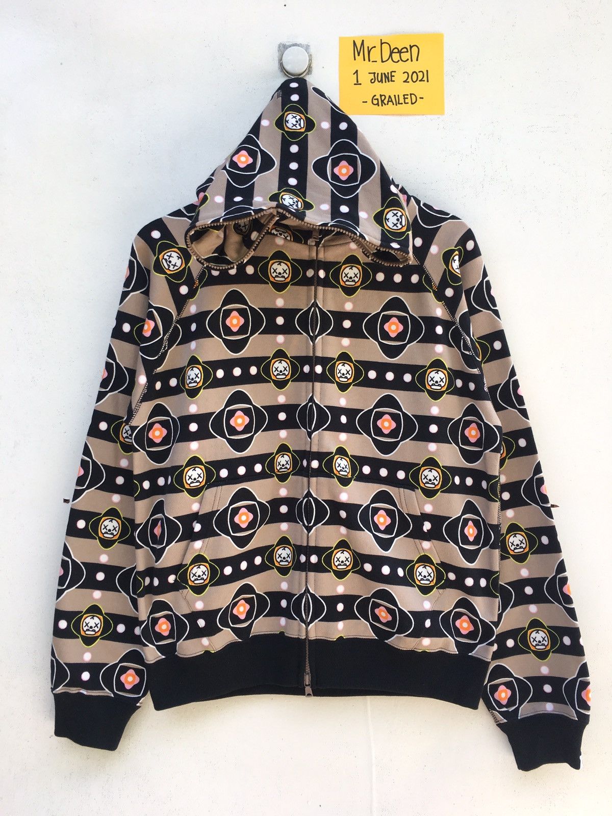 Bape × Kaws Bape x Kaws Baby Milo Monogram Full Zip Hoodie Size US S / EU 44-46 / 1 - 1 Thumbnail