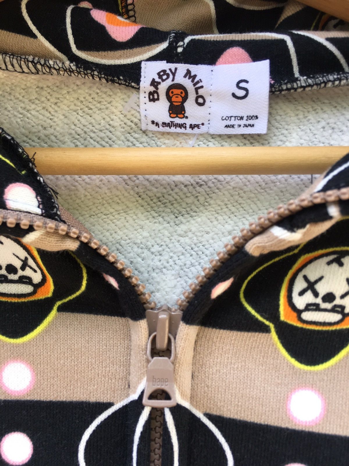 Bape × Kaws Bape x Kaws Baby Milo Monogram Full Zip Hoodie Size US S / EU 44-46 / 1 - 8 Thumbnail
