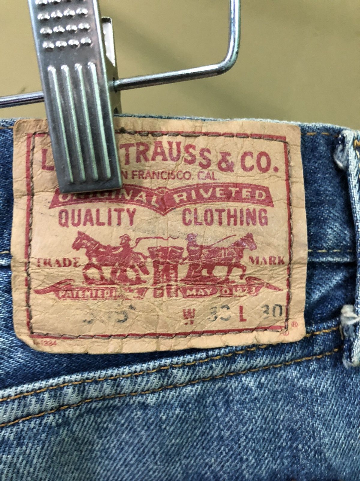 Levi's Vintage Levis 505 Distressed Denim Jeans Size US 34 / EU 50 - 7 Thumbnail