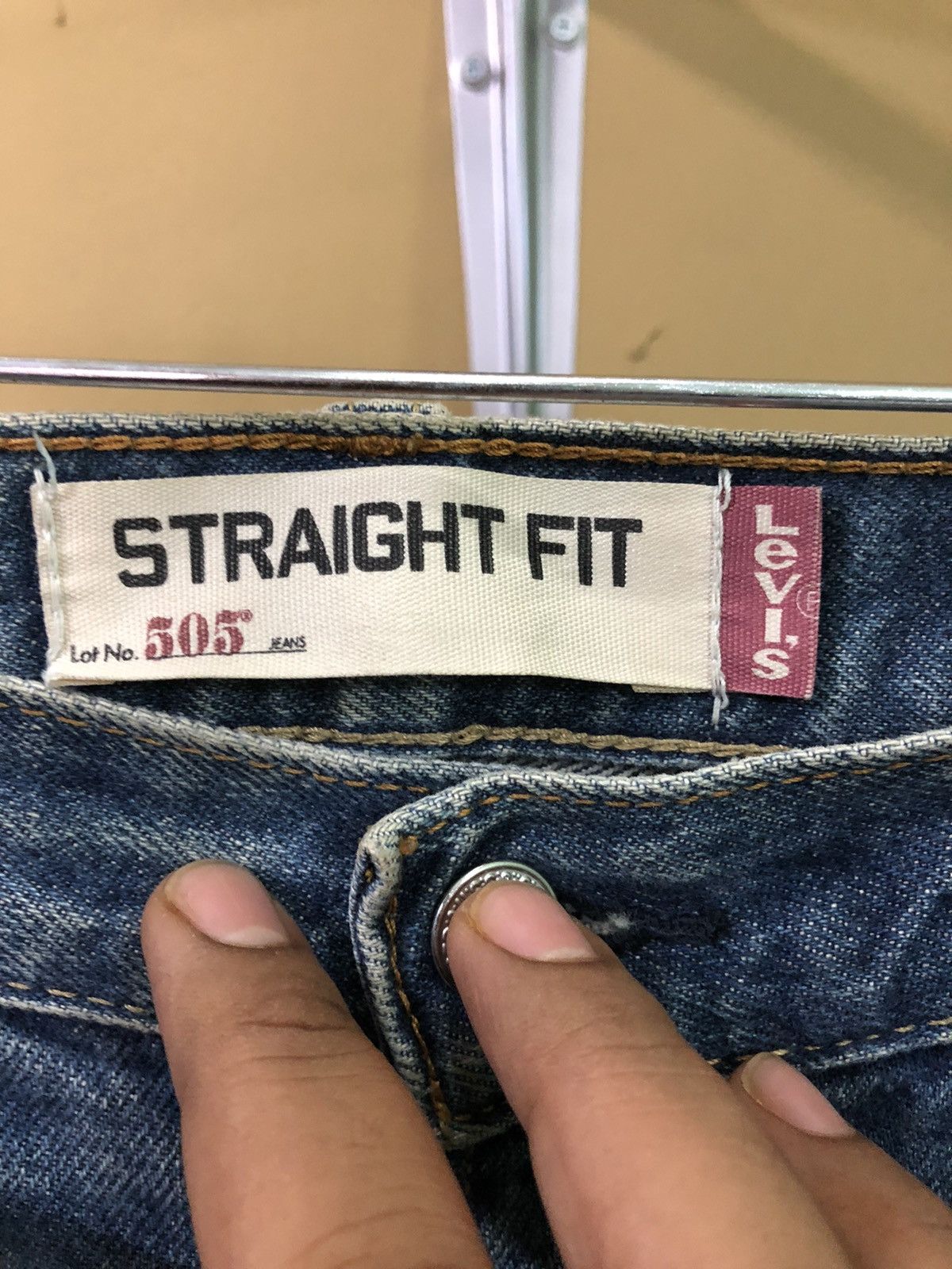 Levi's Vintage Levis 505 Distressed Denim Jeans Size US 34 / EU 50 - 6 Thumbnail
