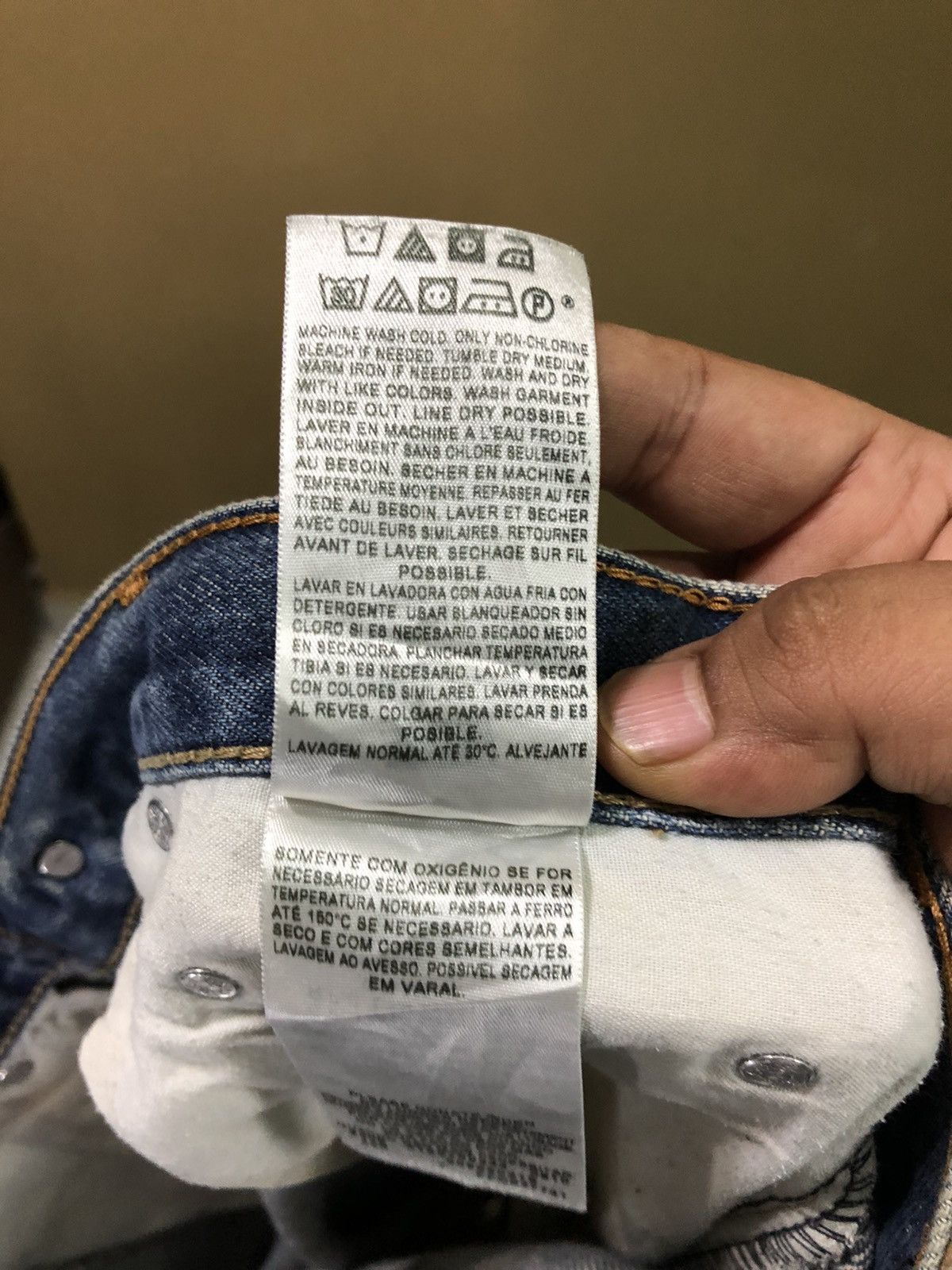 Levi's Vintage Levis 505 Distressed Denim Jeans Size US 34 / EU 50 - 9 Thumbnail