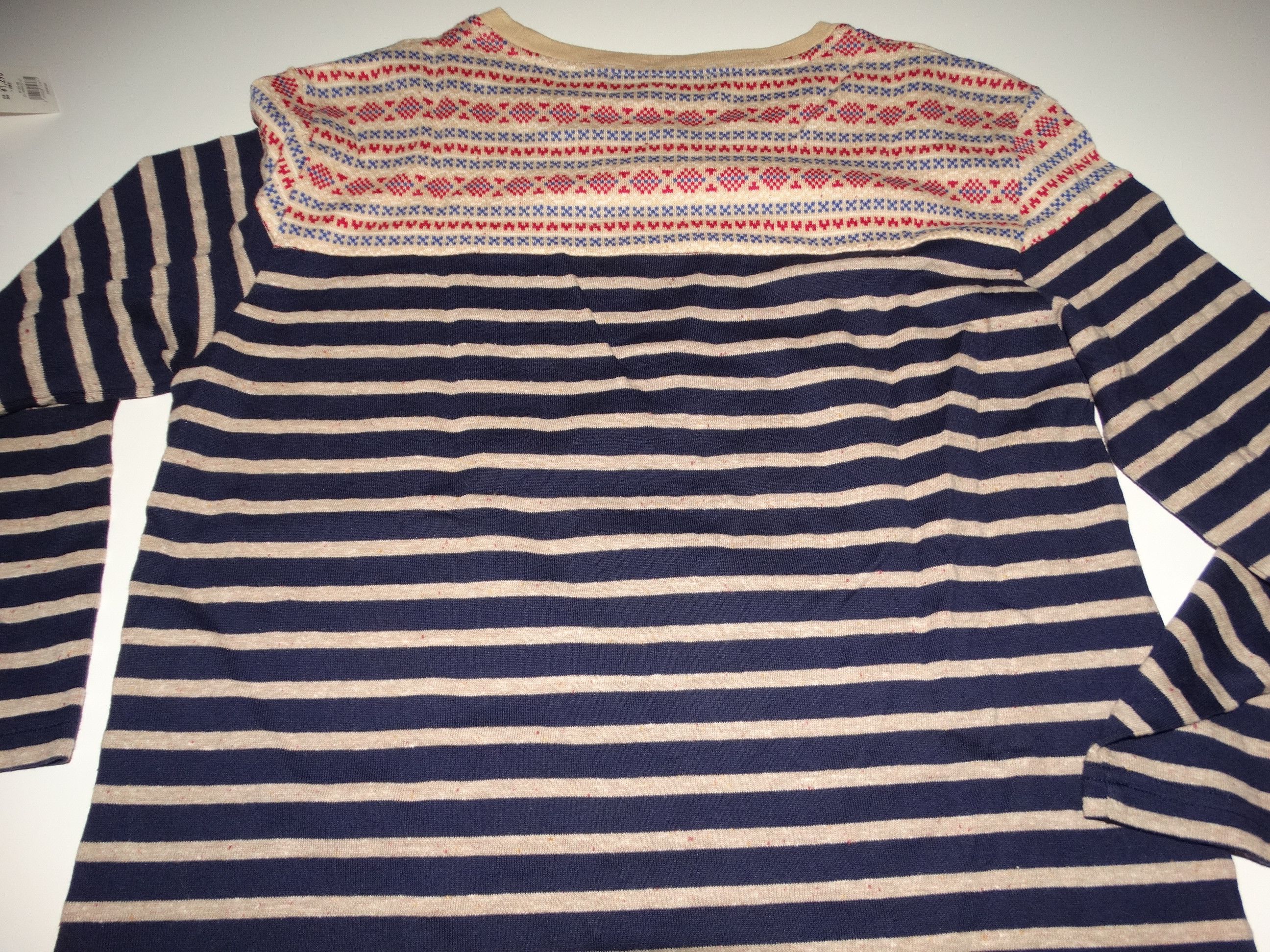 Flannel × SHIPS × Ships Jet Blue W8 Ships tee sleeves 3/4 stripes striped tartan madras M Size US M / EU 48-50 / 2 - 7 Thumbnail