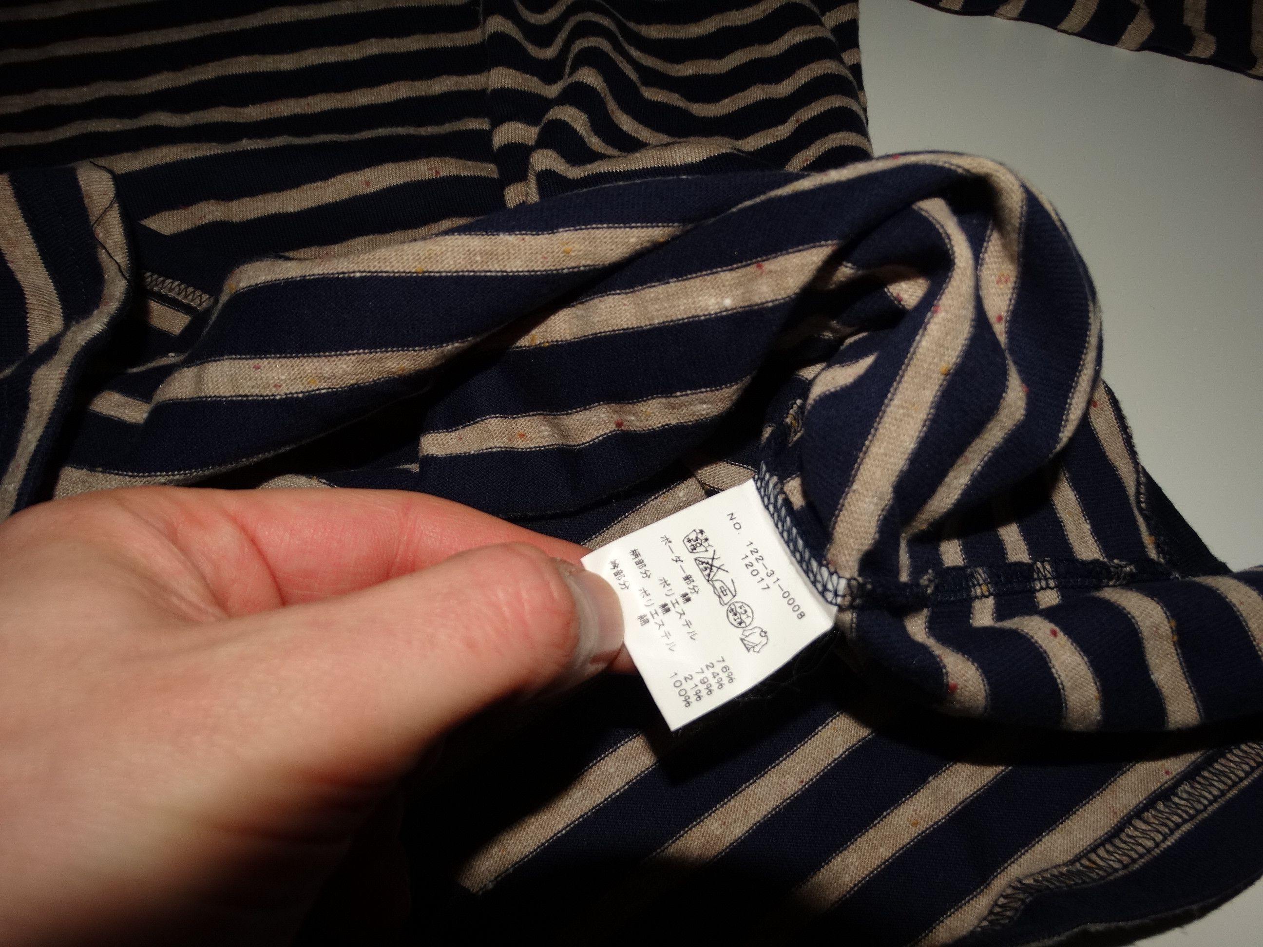 Flannel × SHIPS × Ships Jet Blue W8 Ships tee sleeves 3/4 stripes striped tartan madras M Size US M / EU 48-50 / 2 - 5 Thumbnail