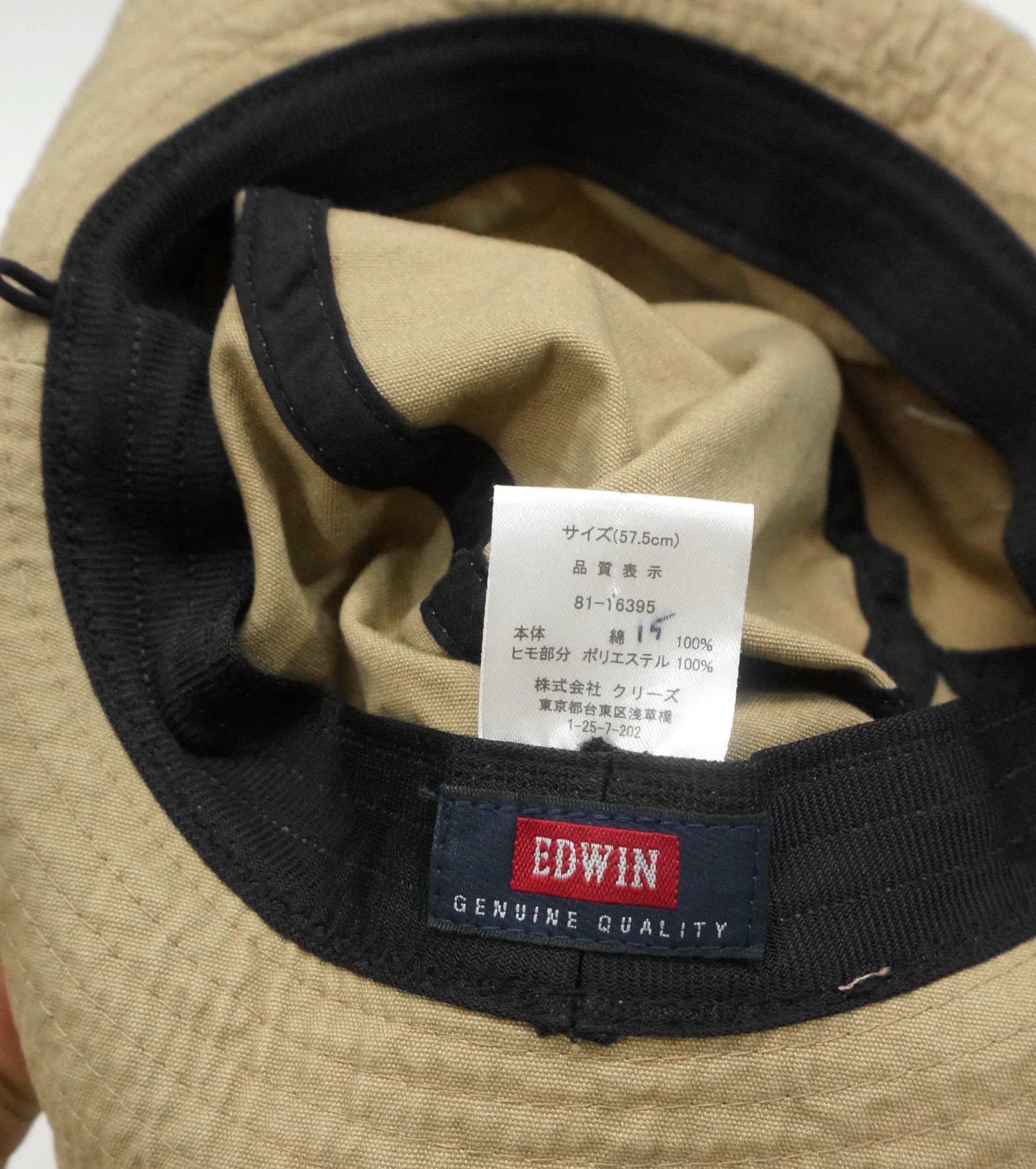 Edwin Rare EDWIN Japan Bucket Hat Size ONE SIZE - 9 Thumbnail