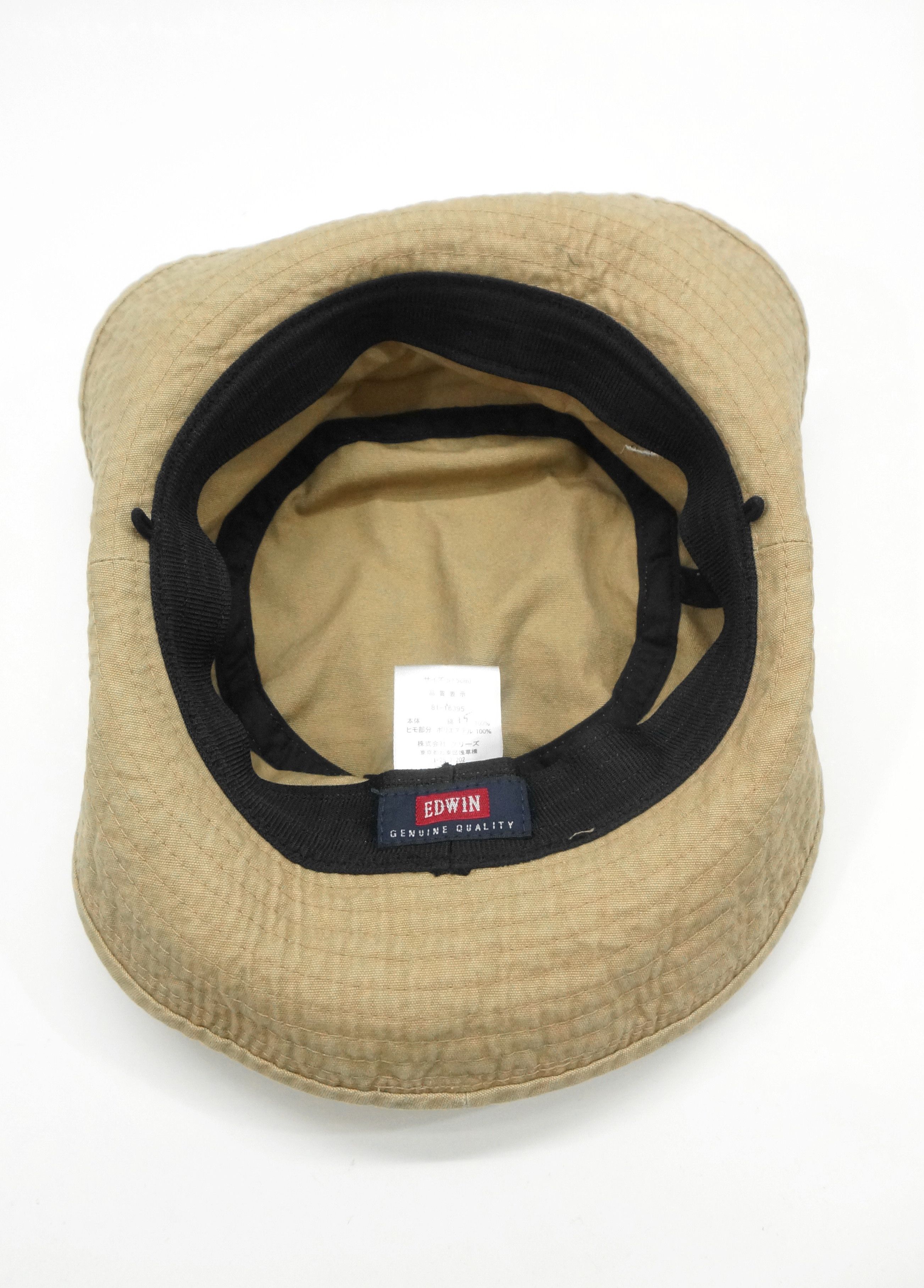 Edwin Rare EDWIN Japan Bucket Hat Size ONE SIZE - 8 Thumbnail
