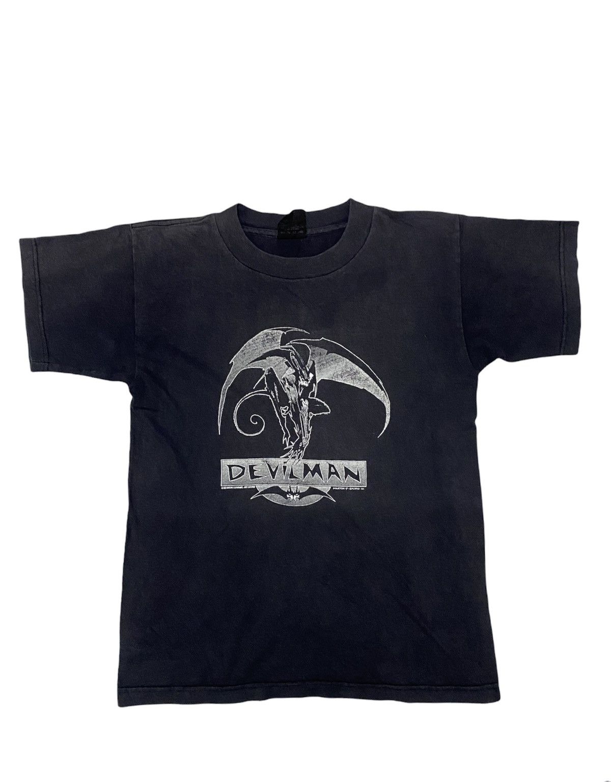 Image of Anima x Beauty Beast 1999 Devilman Tee in Faded Black, Men's (Size Small)