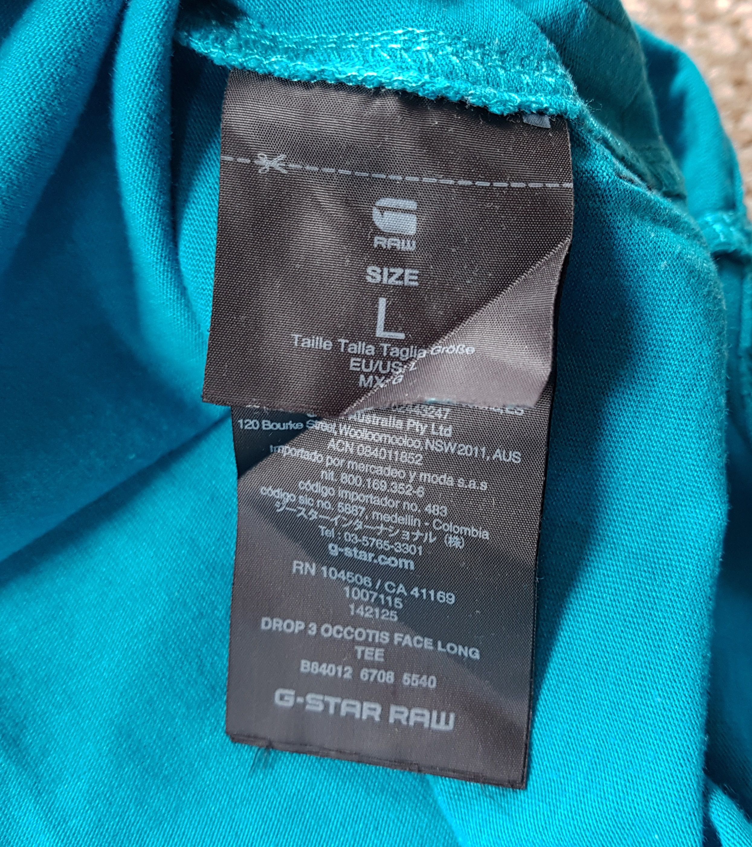 G-Star × Pharrell G-Star Raw x Pharrell Williams Drop 3 Occotis Face Long Tee Size US L / EU 52-54 / 3 - 11 Thumbnail