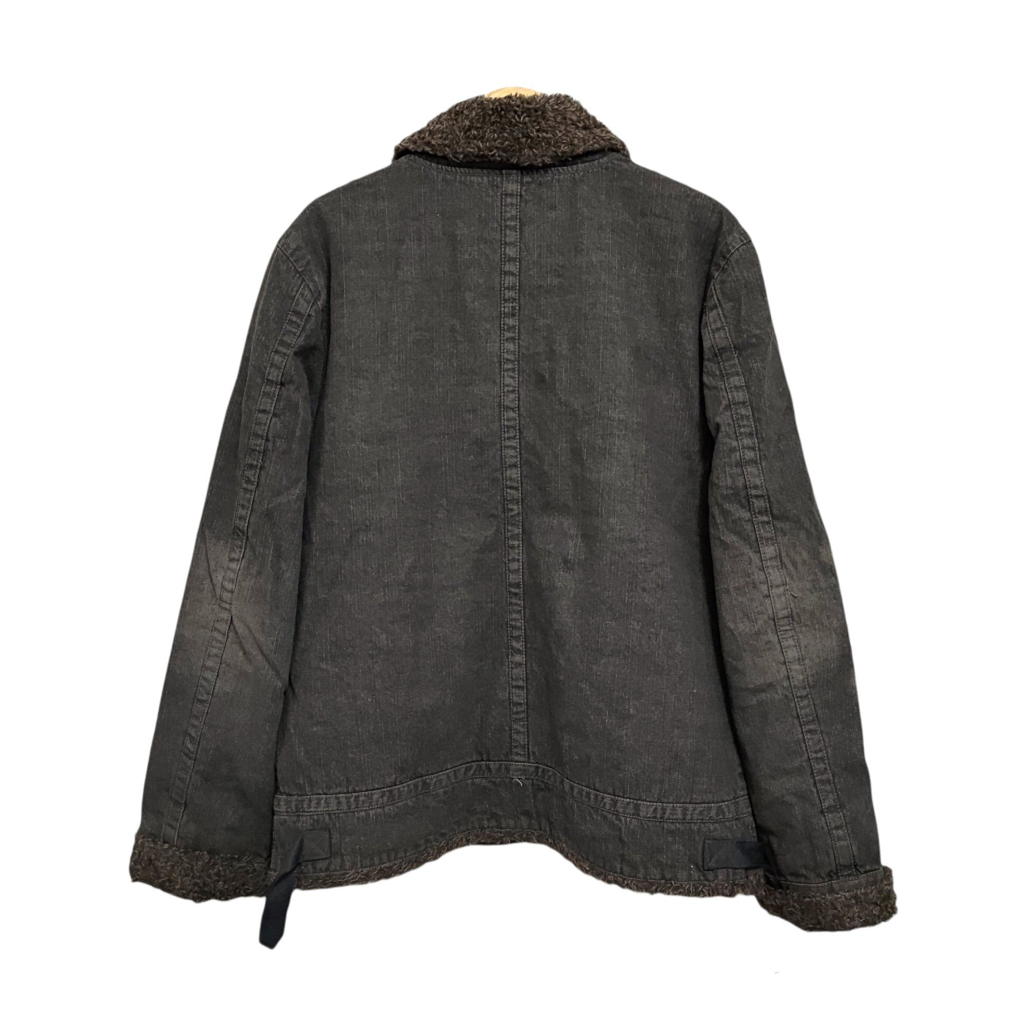 Vintage 🔥Vintage Jungle Storm American Standard Denim Sherpa Jacket Size US L / EU 52-54 / 3 - 7 Thumbnail