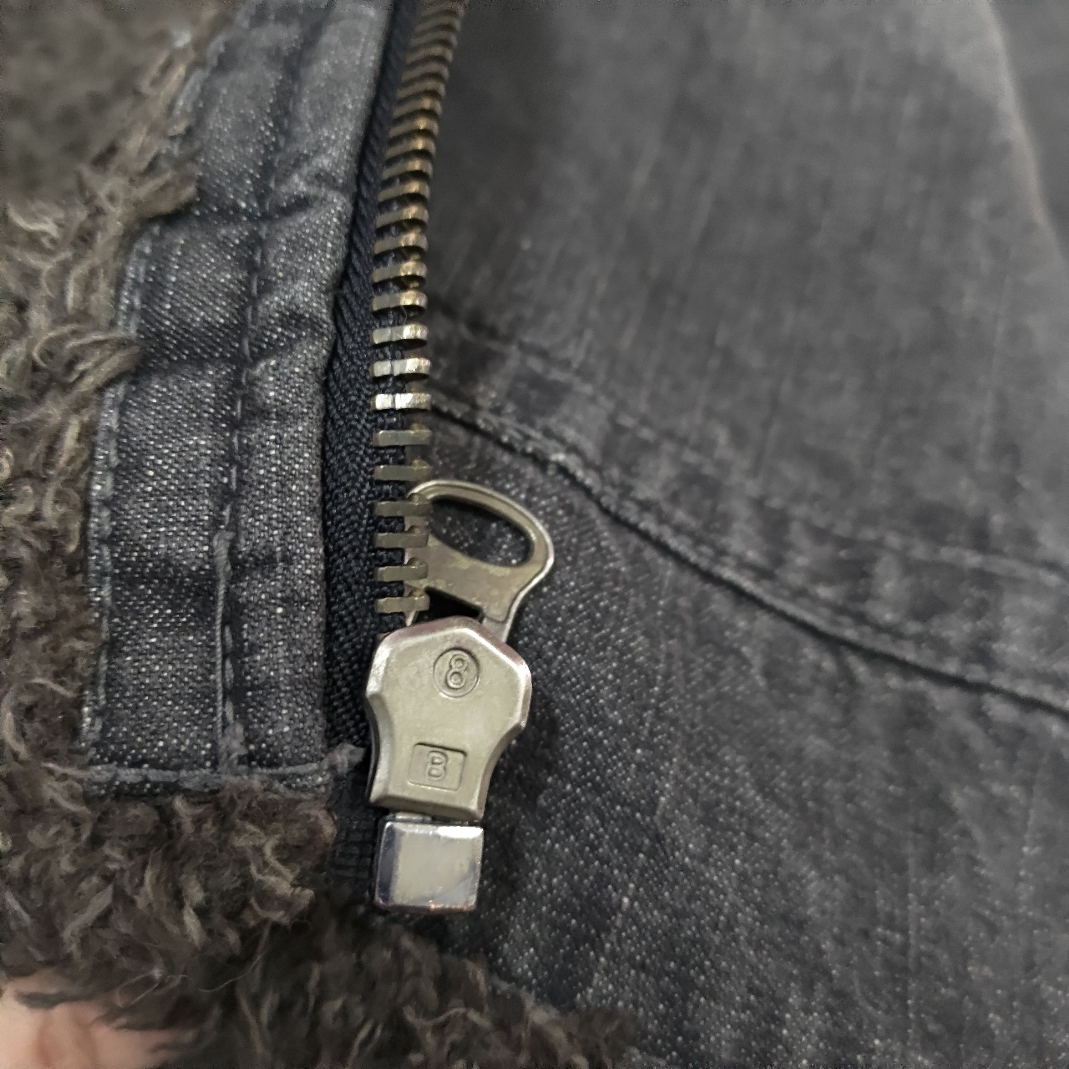 Vintage 🔥Vintage Jungle Storm American Standard Denim Sherpa Jacket Size US L / EU 52-54 / 3 - 9 Thumbnail