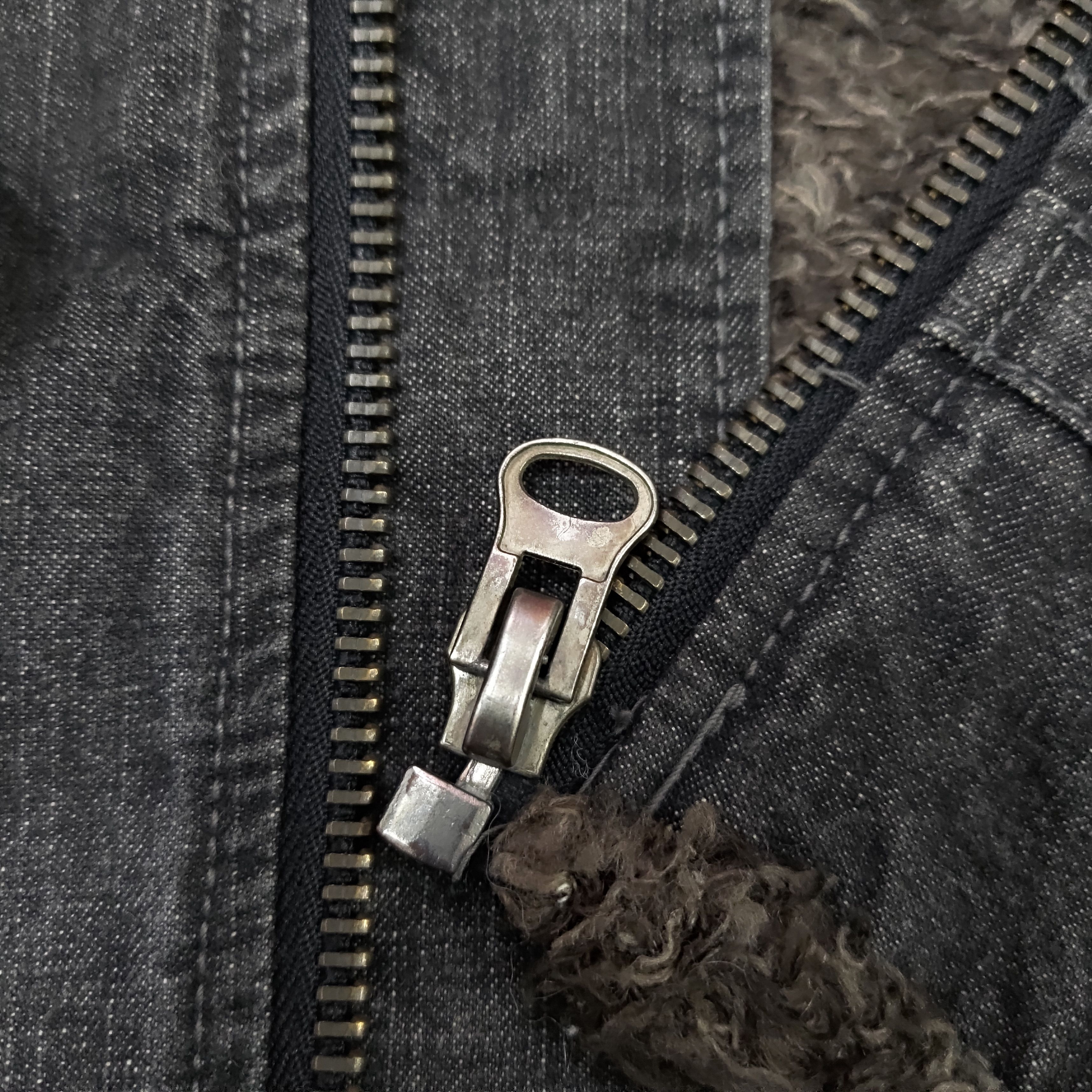 Vintage 🔥Vintage Jungle Storm American Standard Denim Sherpa Jacket Size US L / EU 52-54 / 3 - 8 Thumbnail