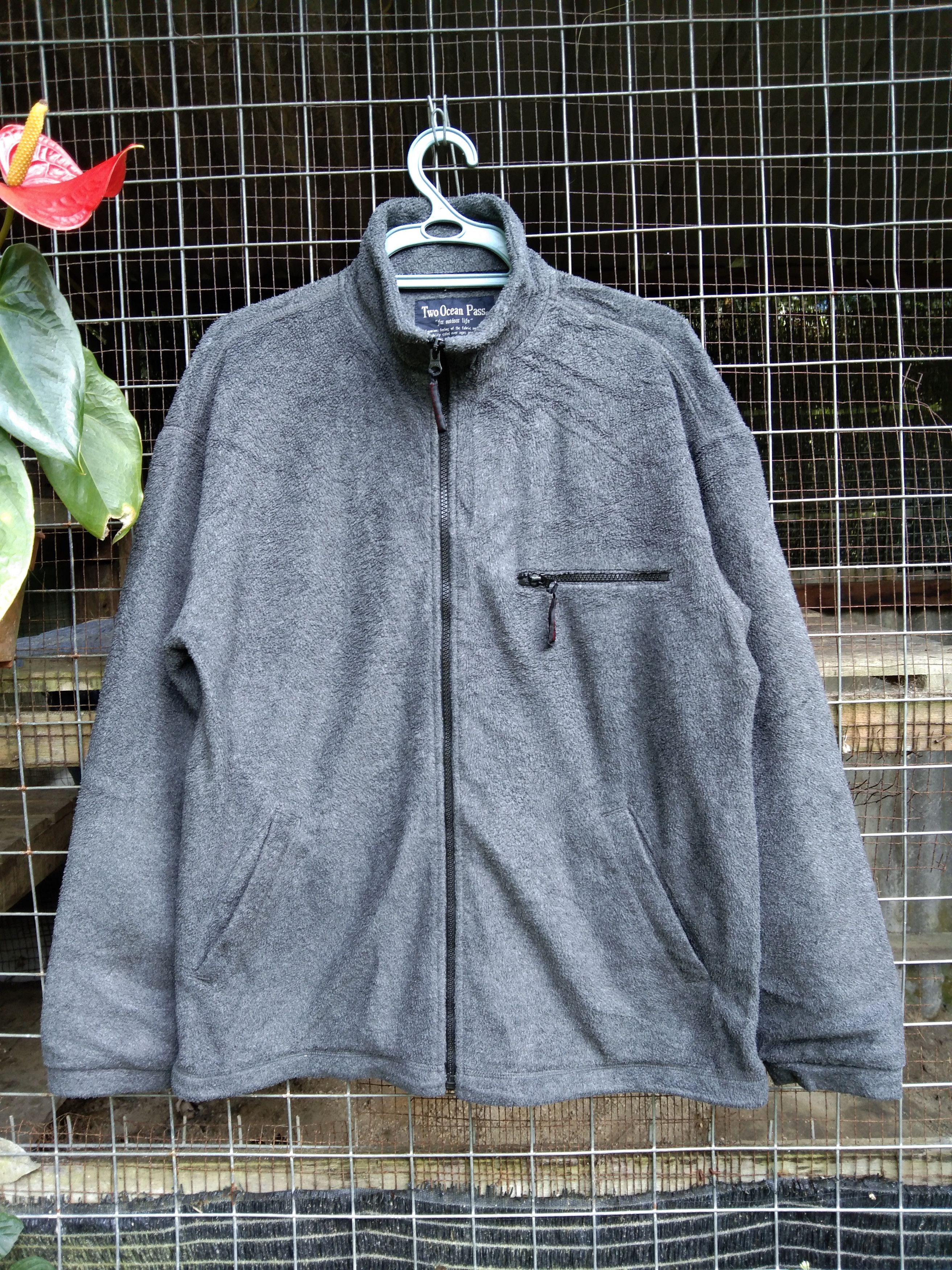Japanese Brand TWO OCEAN PASS DEEP PILE FLEECE JACKET Size US M / EU 48-50 / 2 - 1 Thumbnail
