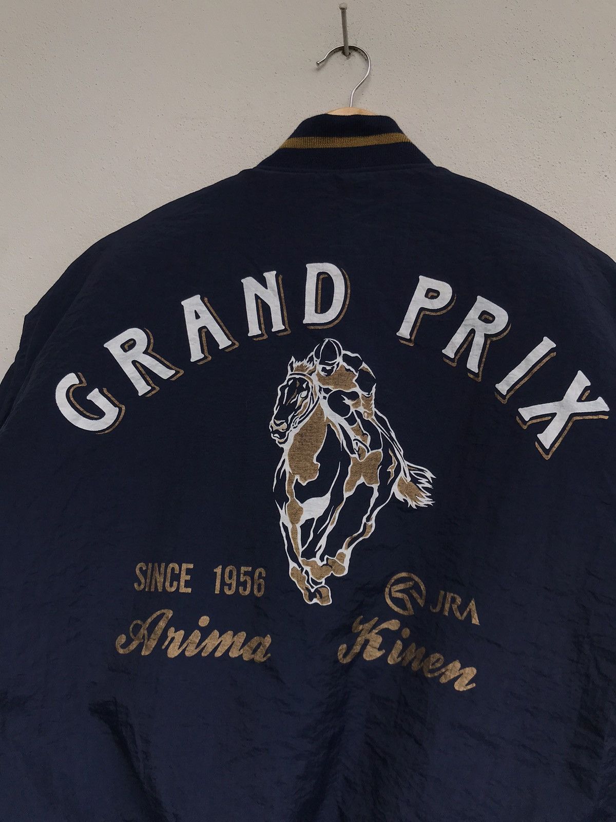 Anime × Vintage Vintage 90s Grand Prix Anima Kinen Bomber Jacket Size US M / EU 48-50 / 2 - 4 Thumbnail