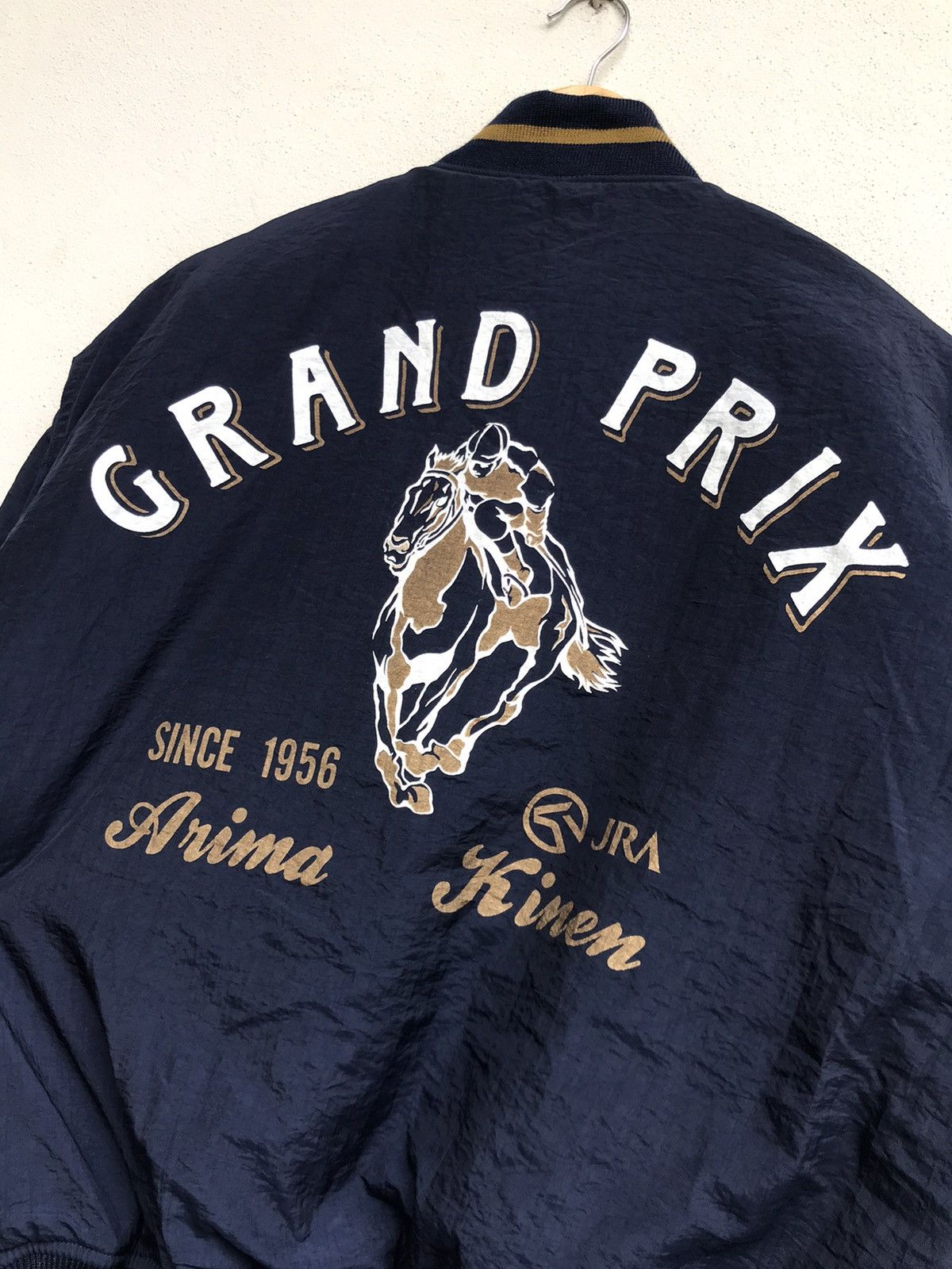 Anime × Vintage Vintage 90s Grand Prix Anima Kinen Bomber Jacket Size US M / EU 48-50 / 2 - 5 Thumbnail