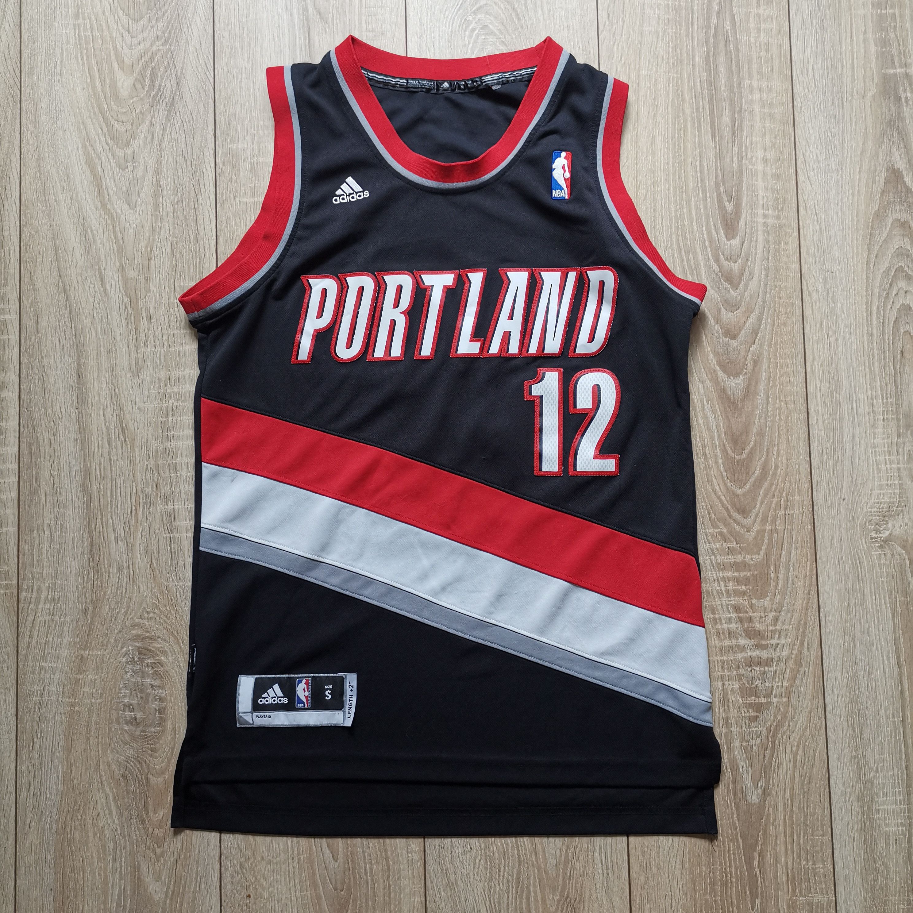 Adidas Adidas Portland Blazers #12 LaMarcus Aldridge nba jersey Size US S / EU 44-46 / 1 - 1 Thumbnail