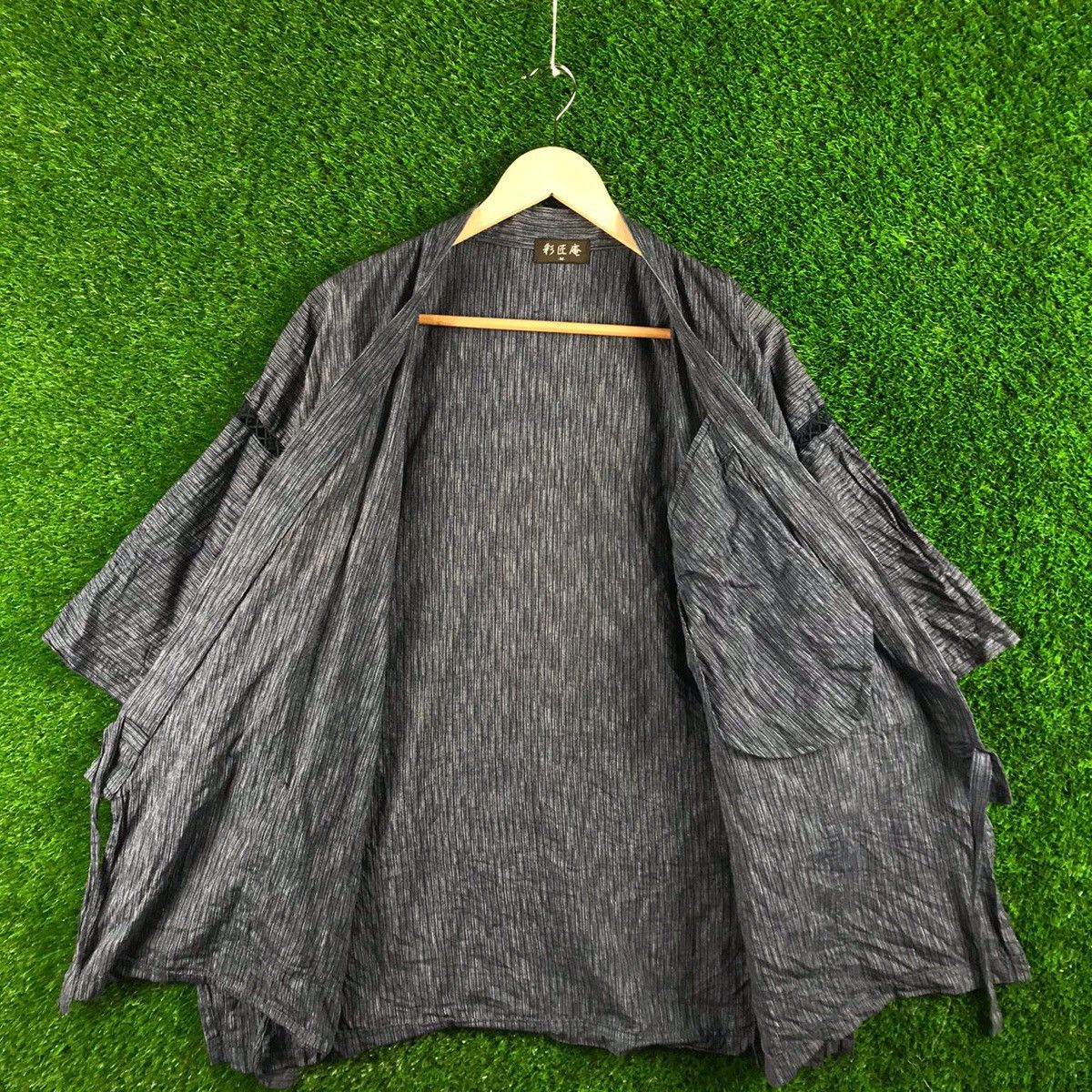 Indigo × Japanese Brand Vintage Kimono Japanese Traditional Size US M / EU 48-50 / 2 - 3 Thumbnail