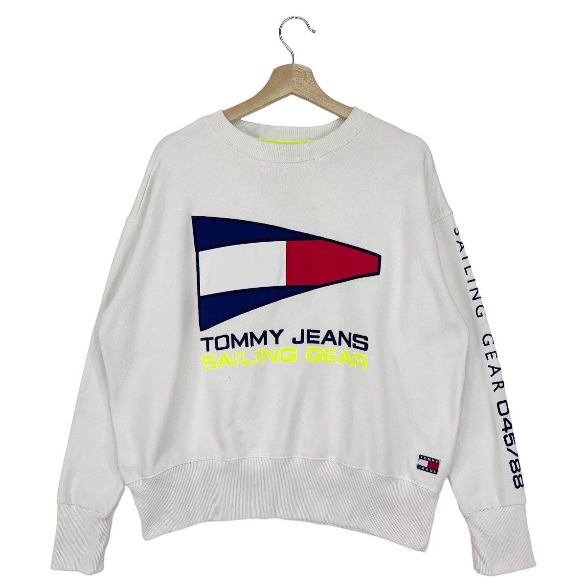 Tommy Hilfiger × Tommy Jeans × Vintage 90’s Tommy Sailing Gear Sweatshirts Size US M / EU 48-50 / 2 - 1 Thumbnail