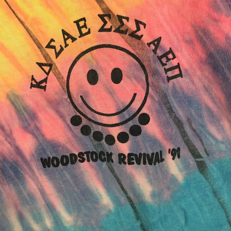 Vintage Vintage Woodstock Revival ‘91 Make Love Not War T-shirt Size US L / EU 52-54 / 3 - 4 Thumbnail