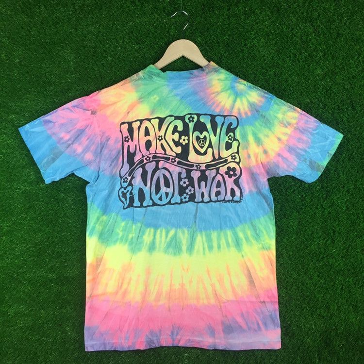 Vintage Vintage Woodstock Revival ‘91 Make Love Not War T-shirt Size US L / EU 52-54 / 3 - 1 Thumbnail