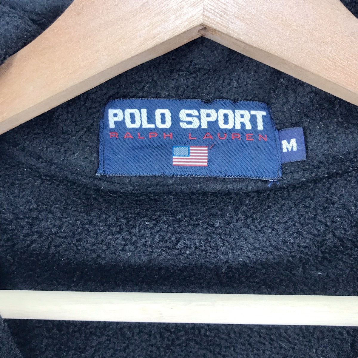Polo Ralph Lauren × Ralph Lauren × Vintage 90’s Polo Ralph Lauren USA Half Zip Fleece Size US M / EU 48-50 / 2 - 9 Thumbnail
