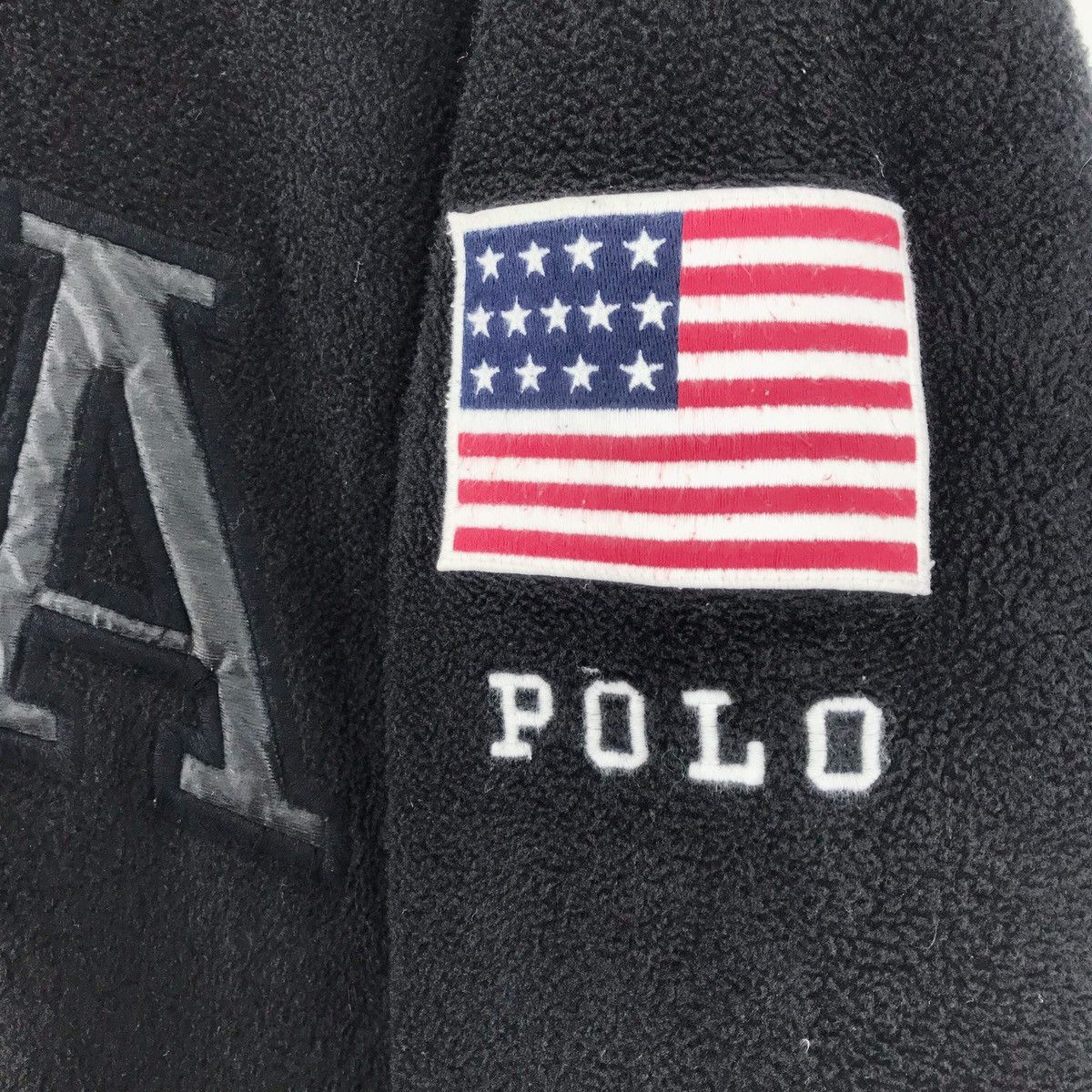 Polo Ralph Lauren × Ralph Lauren × Vintage 90’s Polo Ralph Lauren USA Half Zip Fleece Size US M / EU 48-50 / 2 - 8 Thumbnail