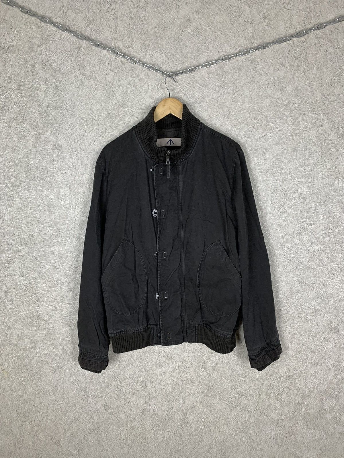 ジャケット・アウター MALLORY JACKET BLACK Nigel Cabourn 52 Mallory jacket by Nigel Cabourn, an iconic jacket in Harris