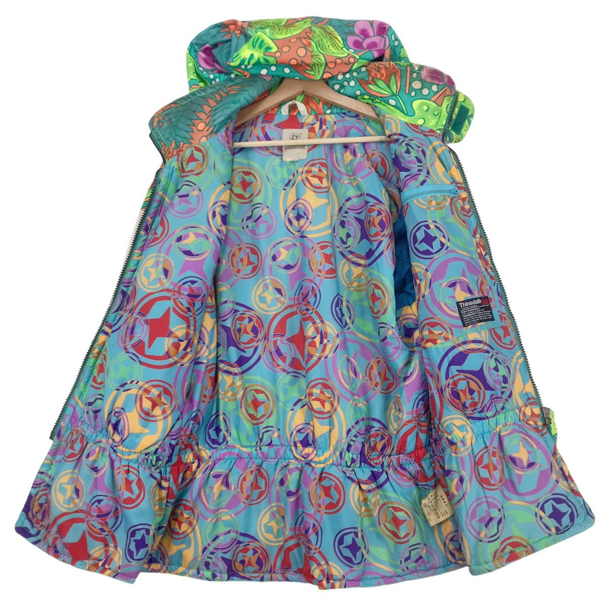 Colmar Colmar Flower Design Hoodie Ski Jacket Size US XL / EU 56 / 4 - 5 Thumbnail
