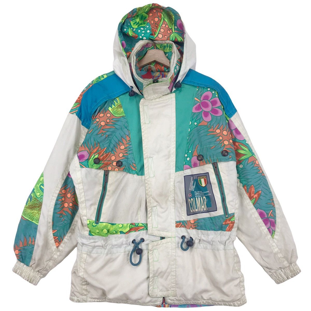 Colmar Colmar Flower Design Hoodie Ski Jacket Size US XL / EU 56 / 4 - 1 Thumbnail