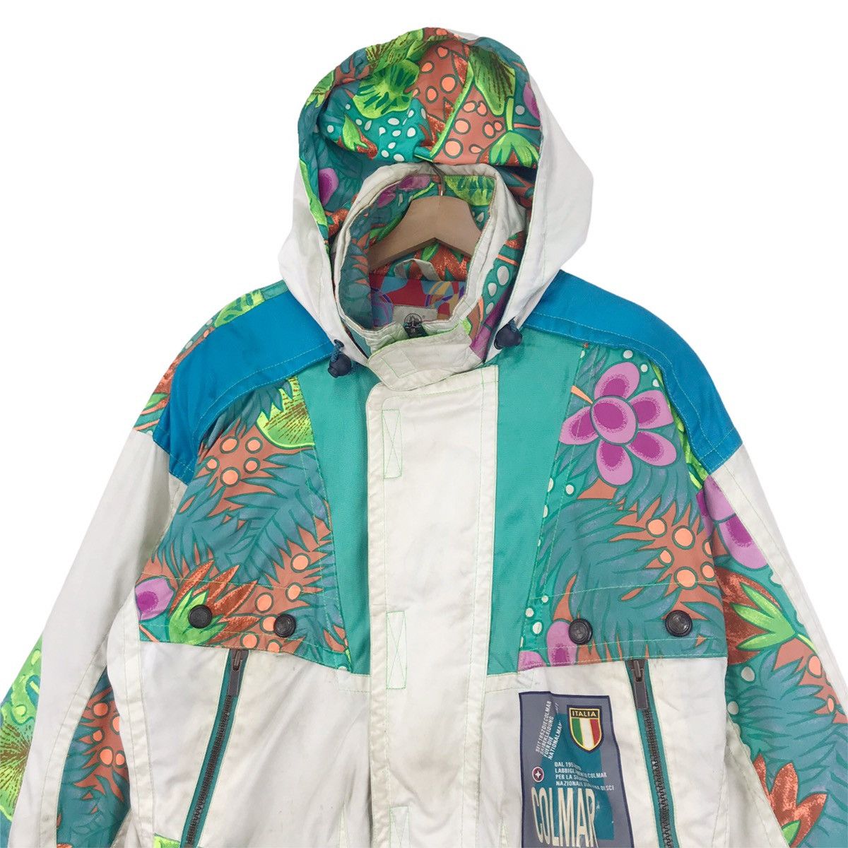 Colmar Colmar Flower Design Hoodie Ski Jacket Size US XL / EU 56 / 4 - 4 Thumbnail