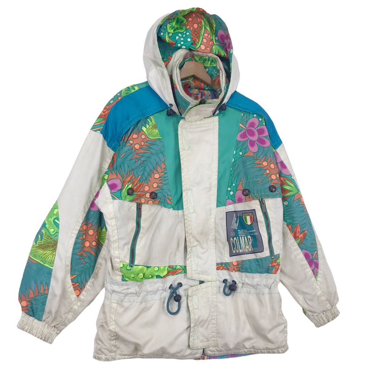 Colmar Colmar Flower Design Hoodie Ski Jacket Size US XL / EU 56 / 4 - 3 Thumbnail