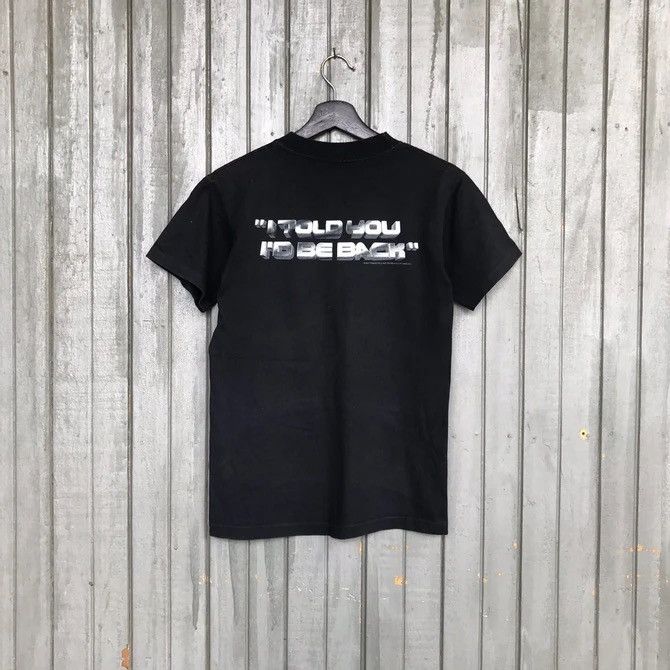 Vintage 🔥Vintage TERMINATOR 2 I told you i will be back 90s tees Size US S / EU 44-46 / 1 - 7 Thumbnail