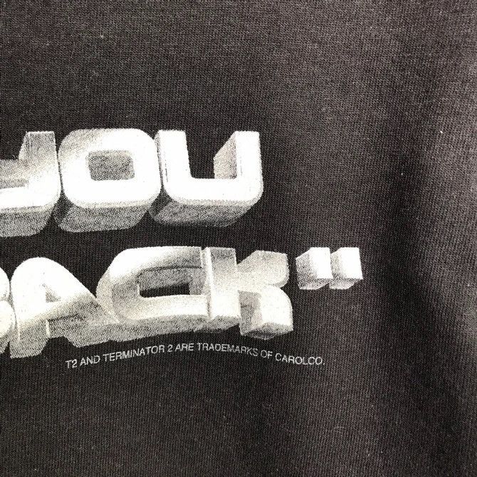 Vintage 🔥Vintage TERMINATOR 2 I told you i will be back 90s tees Size US S / EU 44-46 / 1 - 9 Thumbnail