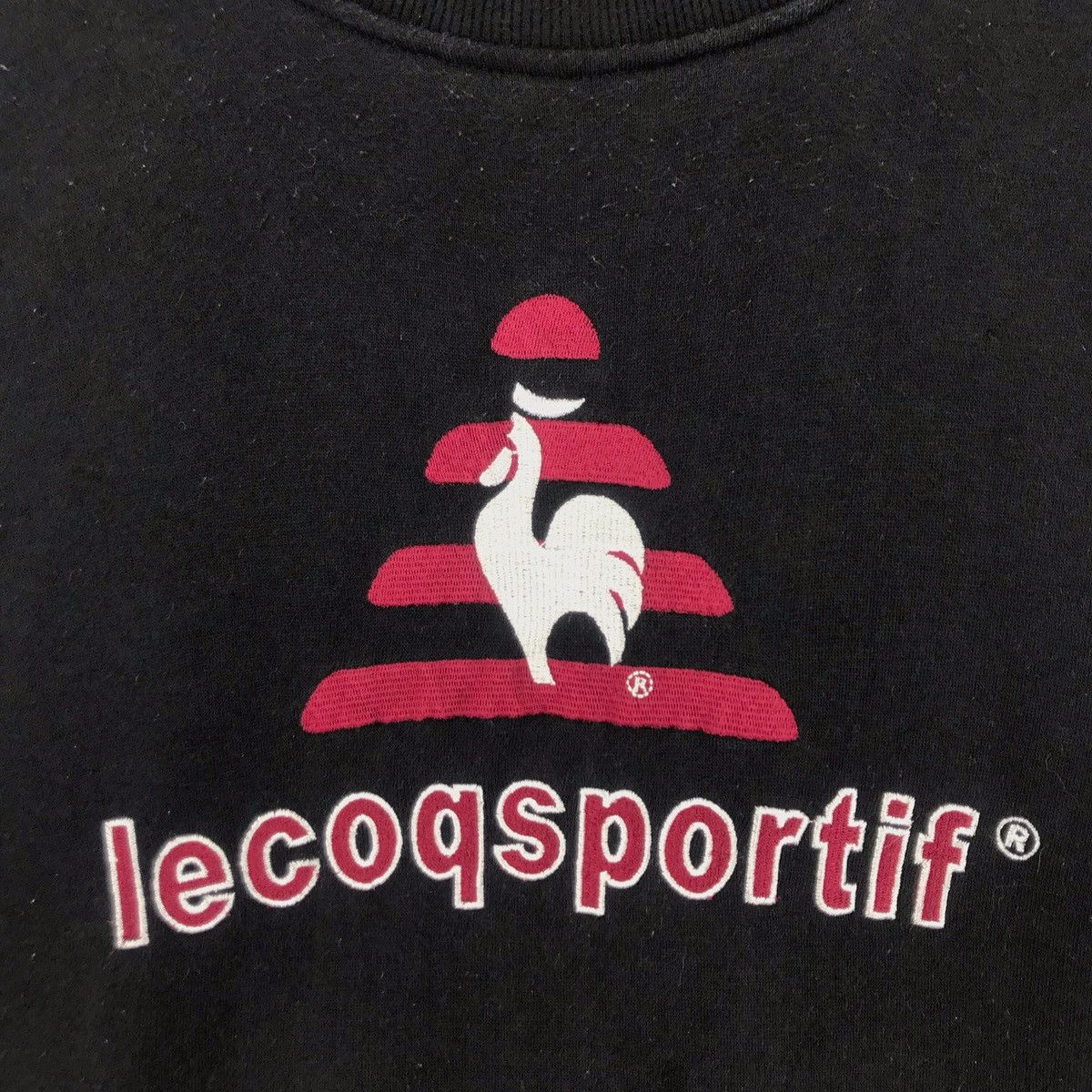 Le Coq Sportif × Vintage 90’s Le Coq Sportif Embroidered Logo Side Tape Sweatshirts Size US L / EU 52-54 / 3 - 8 Thumbnail