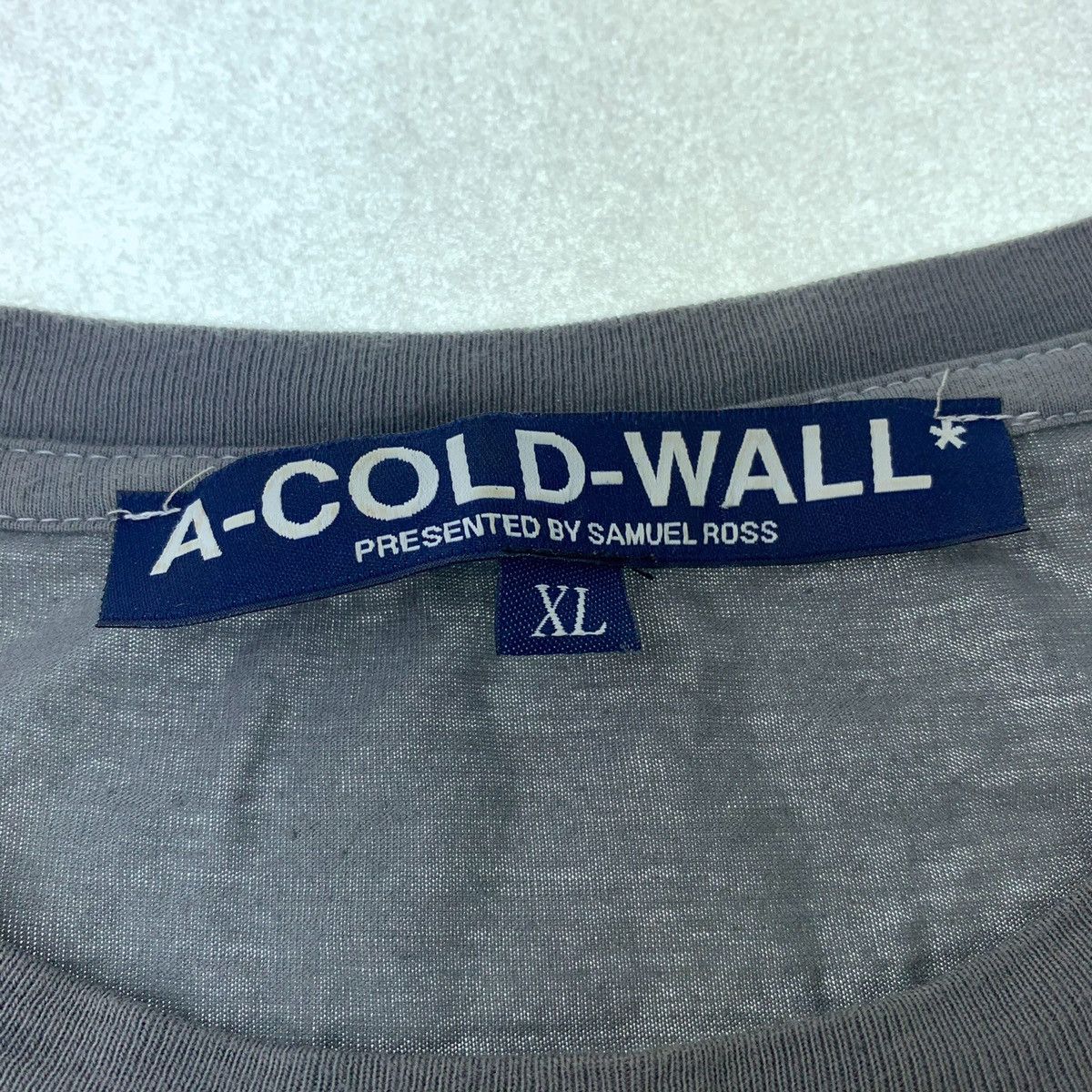 A-COLD-WALL* Grey Long Sleeve T Shirt