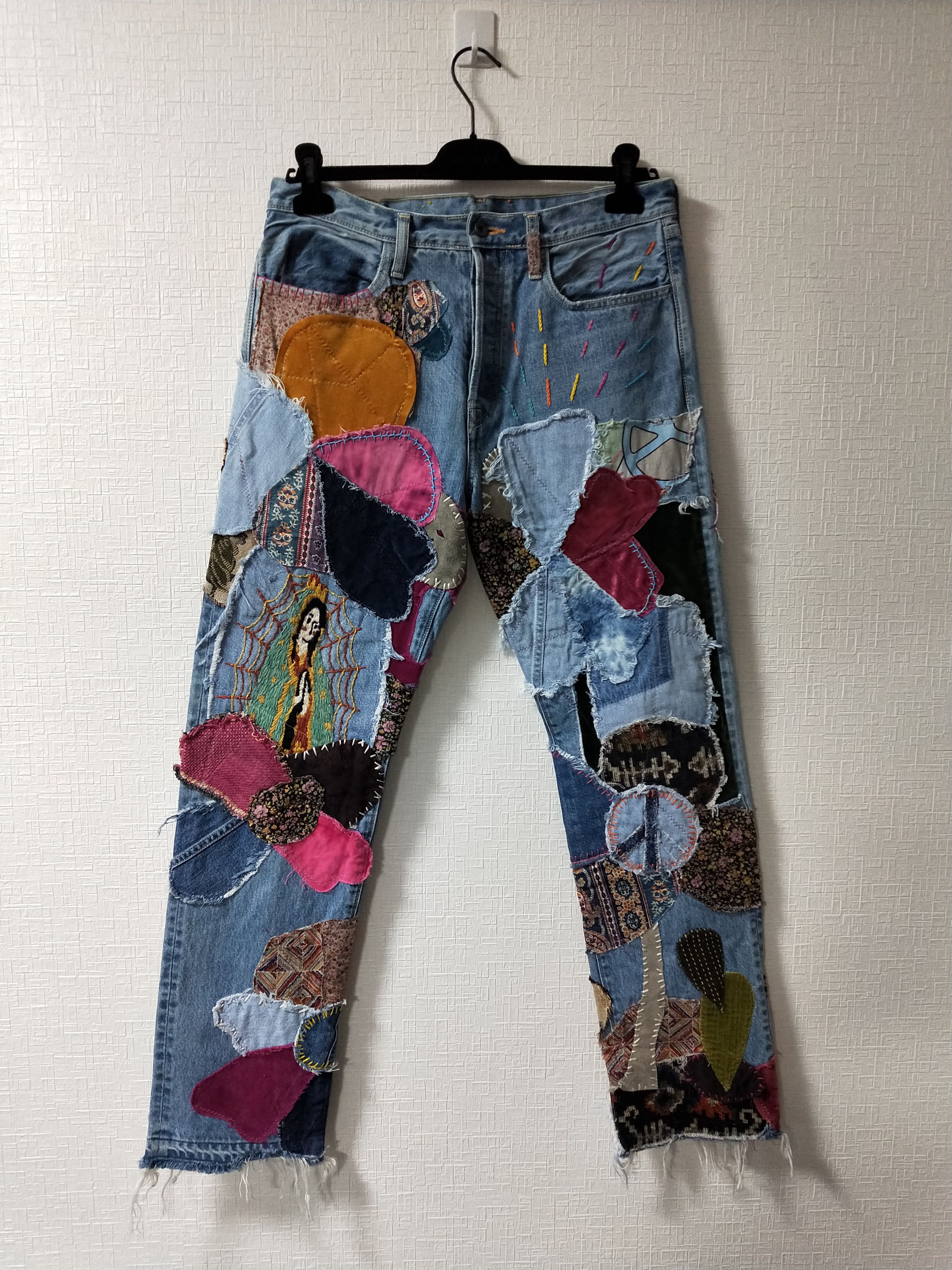 14oz Crazy El Paso Monkey Cisco Jeans (Hippie Insane Remake)