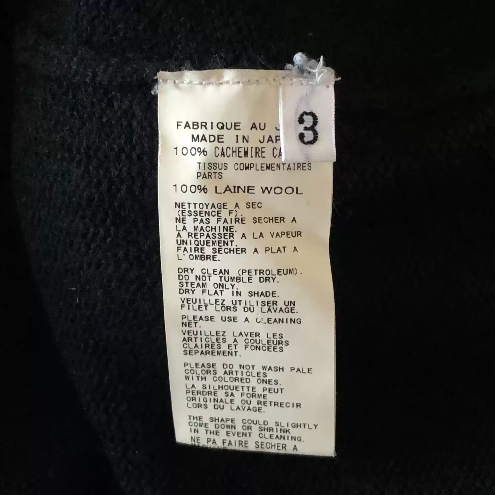 Yohji Yamamoto Yohji Yamamoto 11aw Wool Double Layer Coat Size US L / EU 52-54 / 3 - 5 Thumbnail
