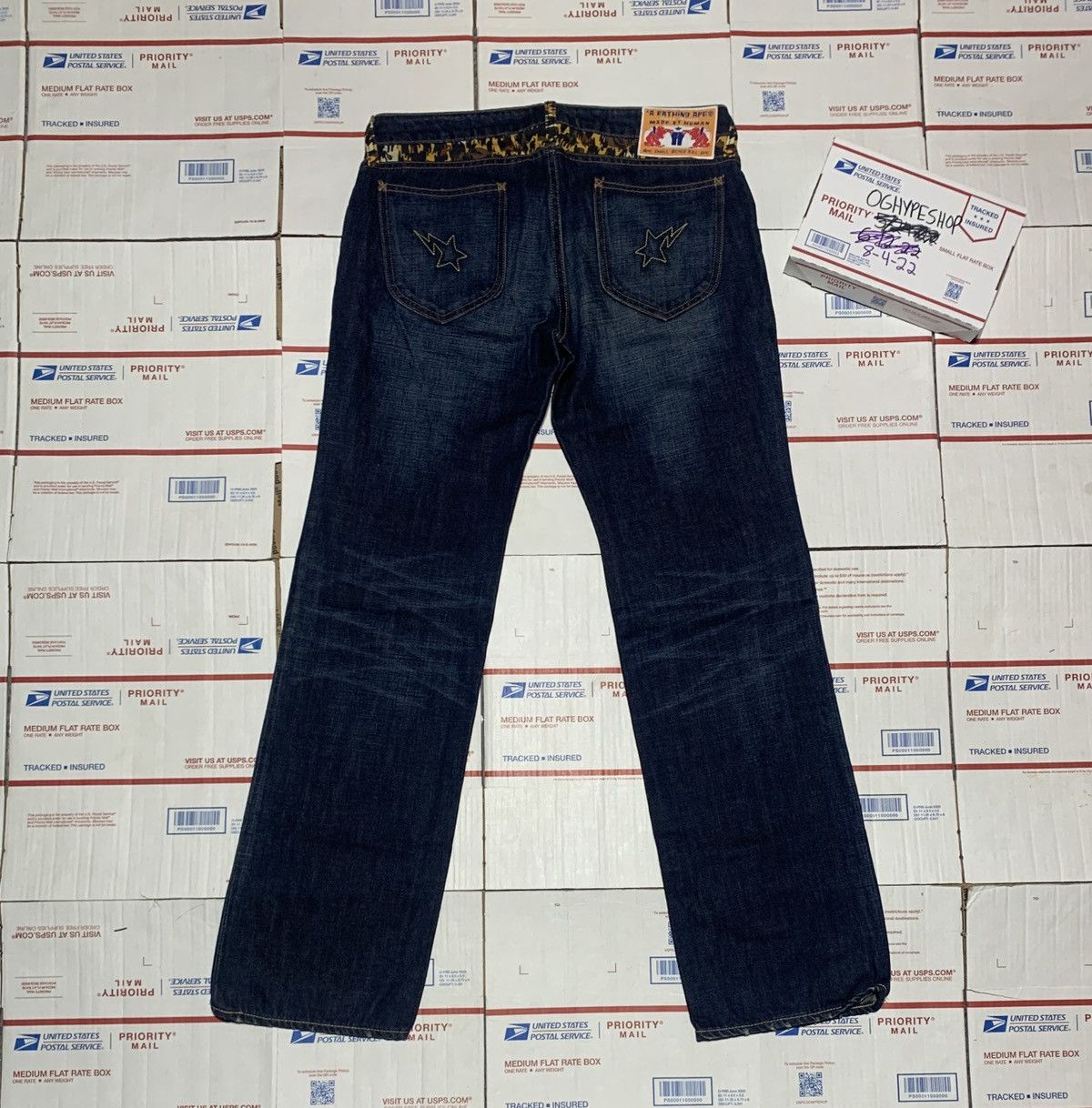 Bape Bape Camo & Star Jeans Size 32" / US 10 / IT 46 - 1 Thumbnail