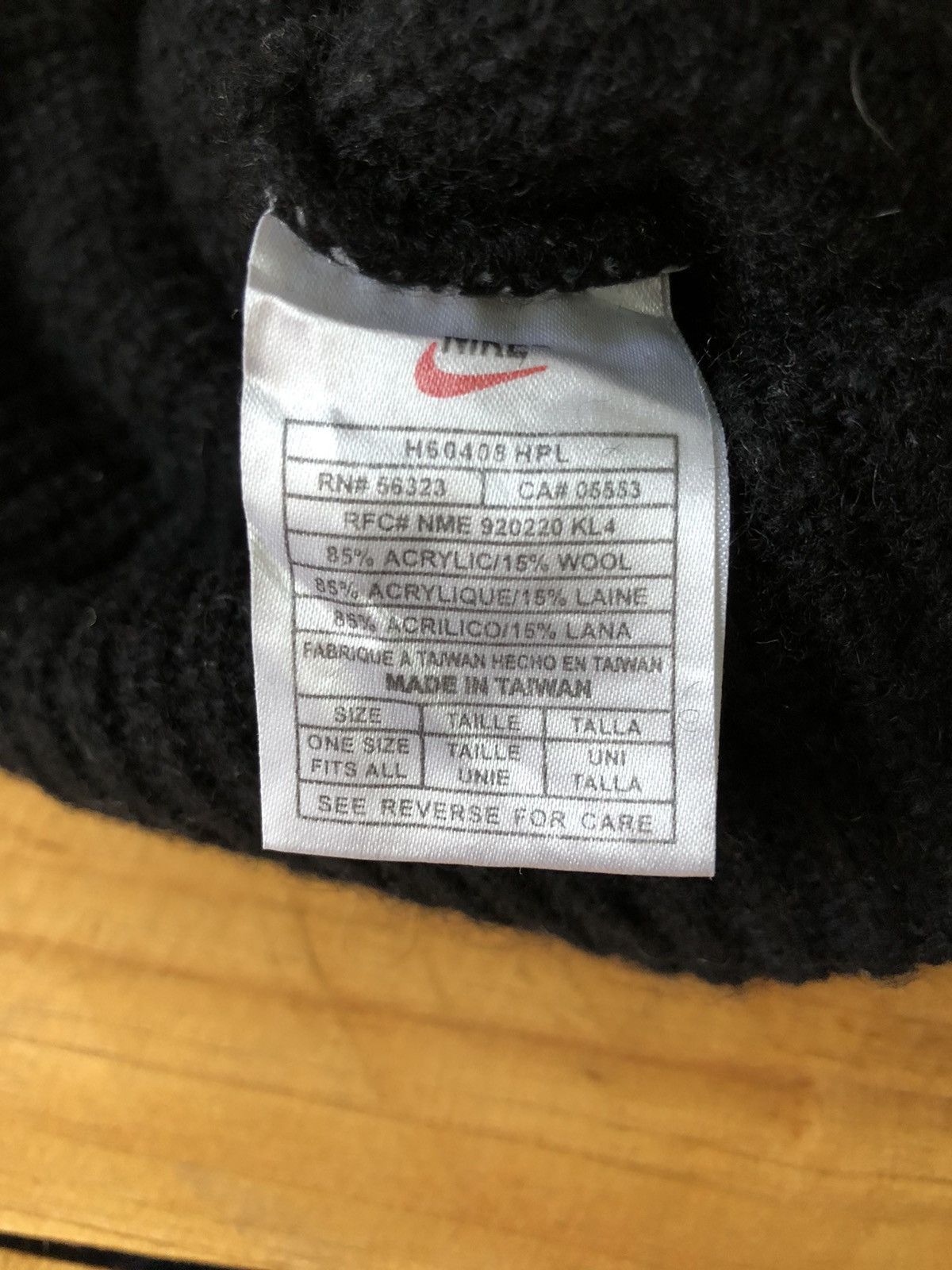 Nike Vintage Nike Beanie Size ONE SIZE - 3 Thumbnail