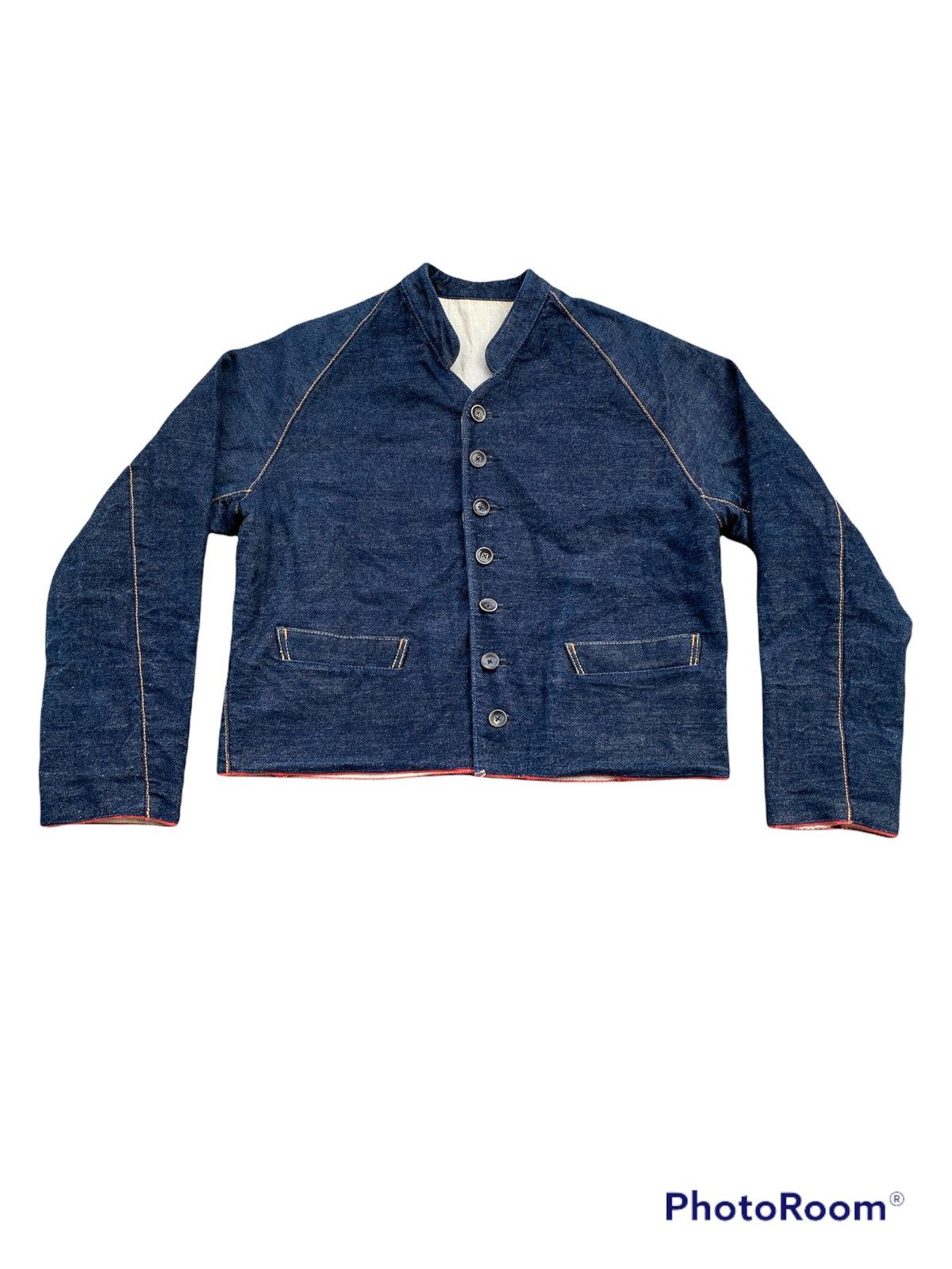 Kapital Spring Wool Serge Cutout Elbow Jacket