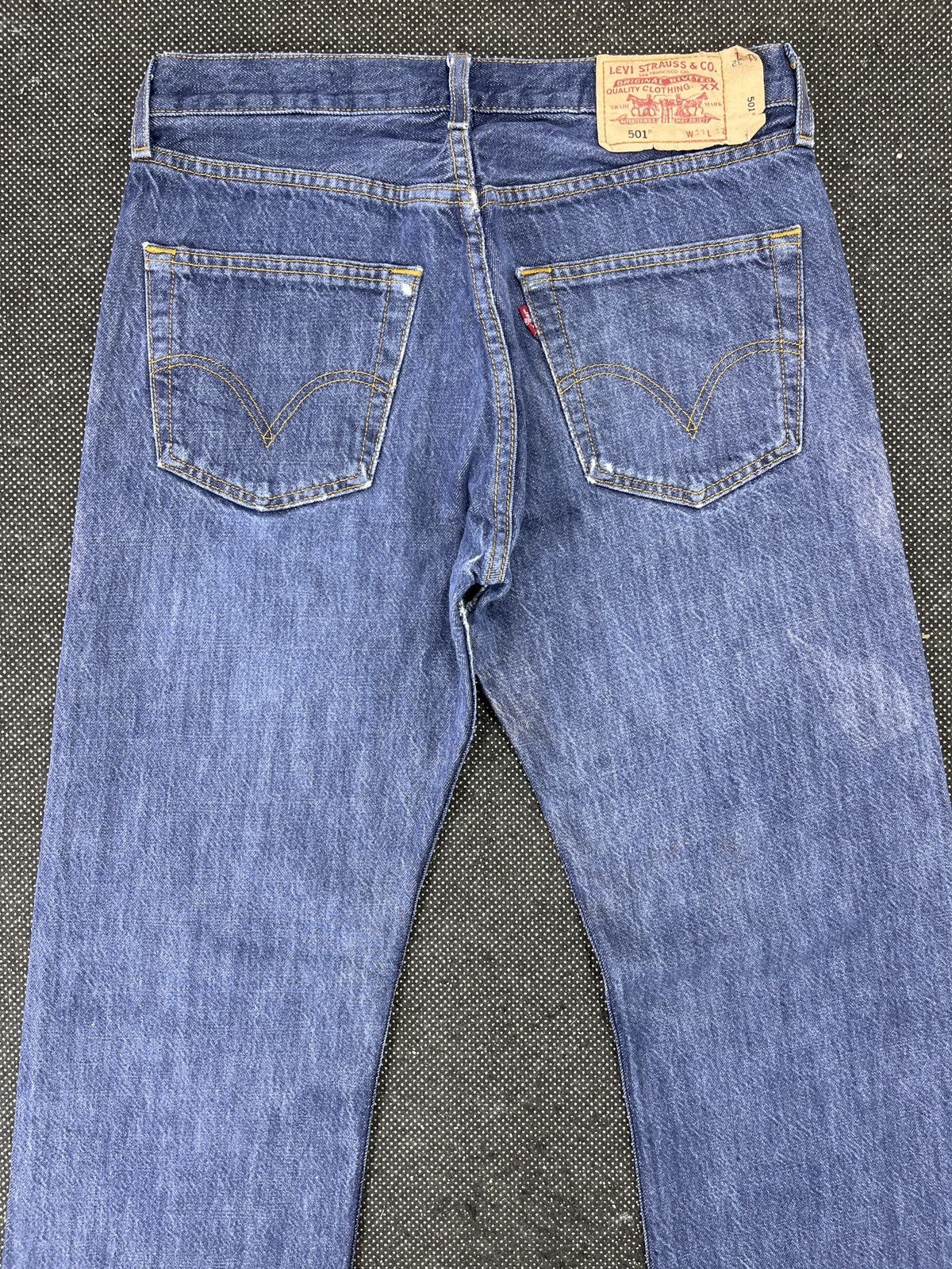 Levi's Vintage Blue Wash Levi's 501 Distressed Jeans - J731 Size US 31 - 4 Thumbnail