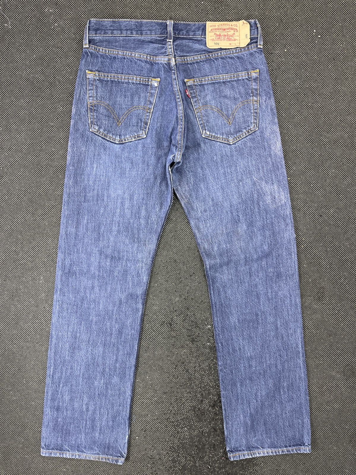 Levi's Vintage Blue Wash Levi's 501 Distressed Jeans - J731 Size US 31 - 2 Thumbnail