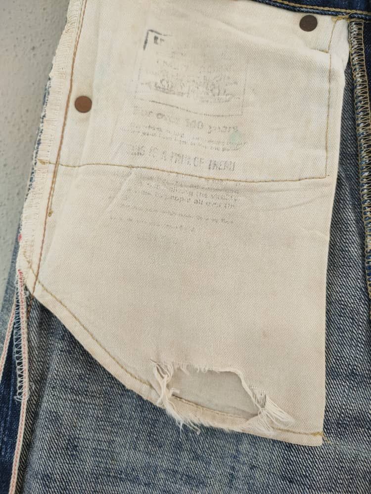 Levi's Vtg Big E Levi's 503B-XX worn Selvedge Jeans Size US 31 - 17 Thumbnail