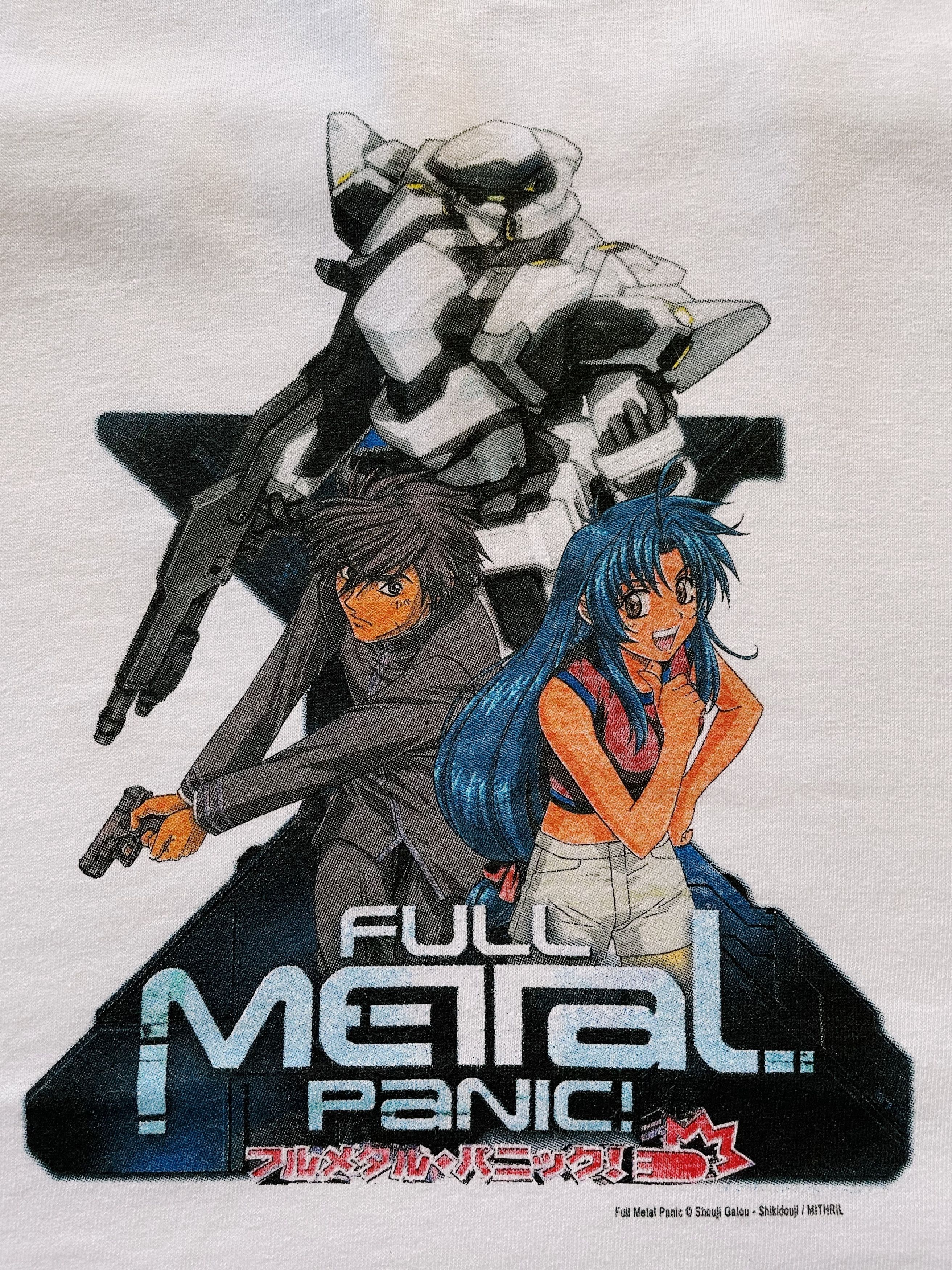 Anime × Japanese Brand × Vintage Vintage Y2K Full Metal Panic! T-shirt White Size US XL / EU 56 / 4 - 3 Thumbnail