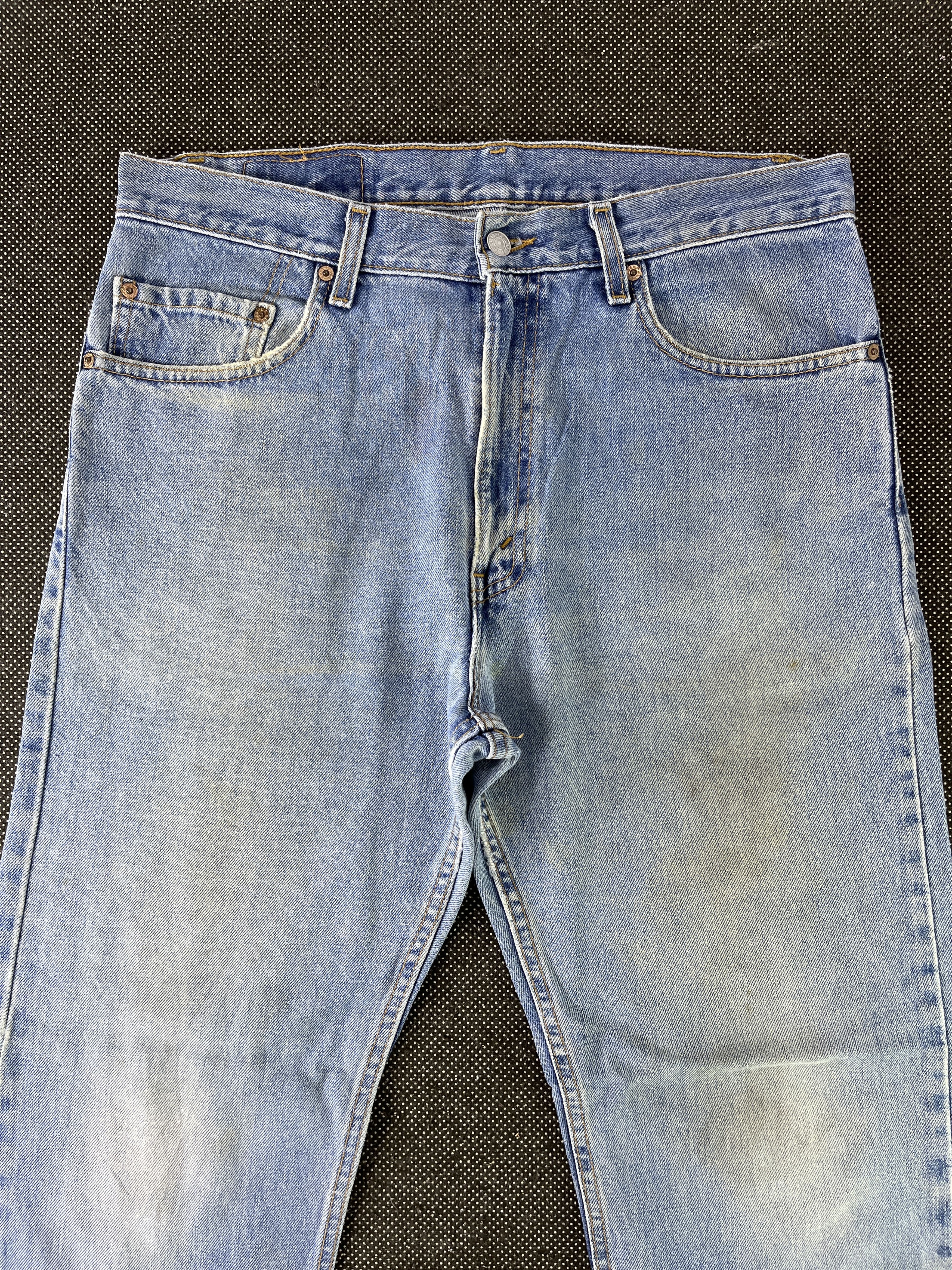 Levi's 90s Vintage Levis 505 Light Wash Jeans - J326 Size US 36 / EU 52 - 3 Thumbnail