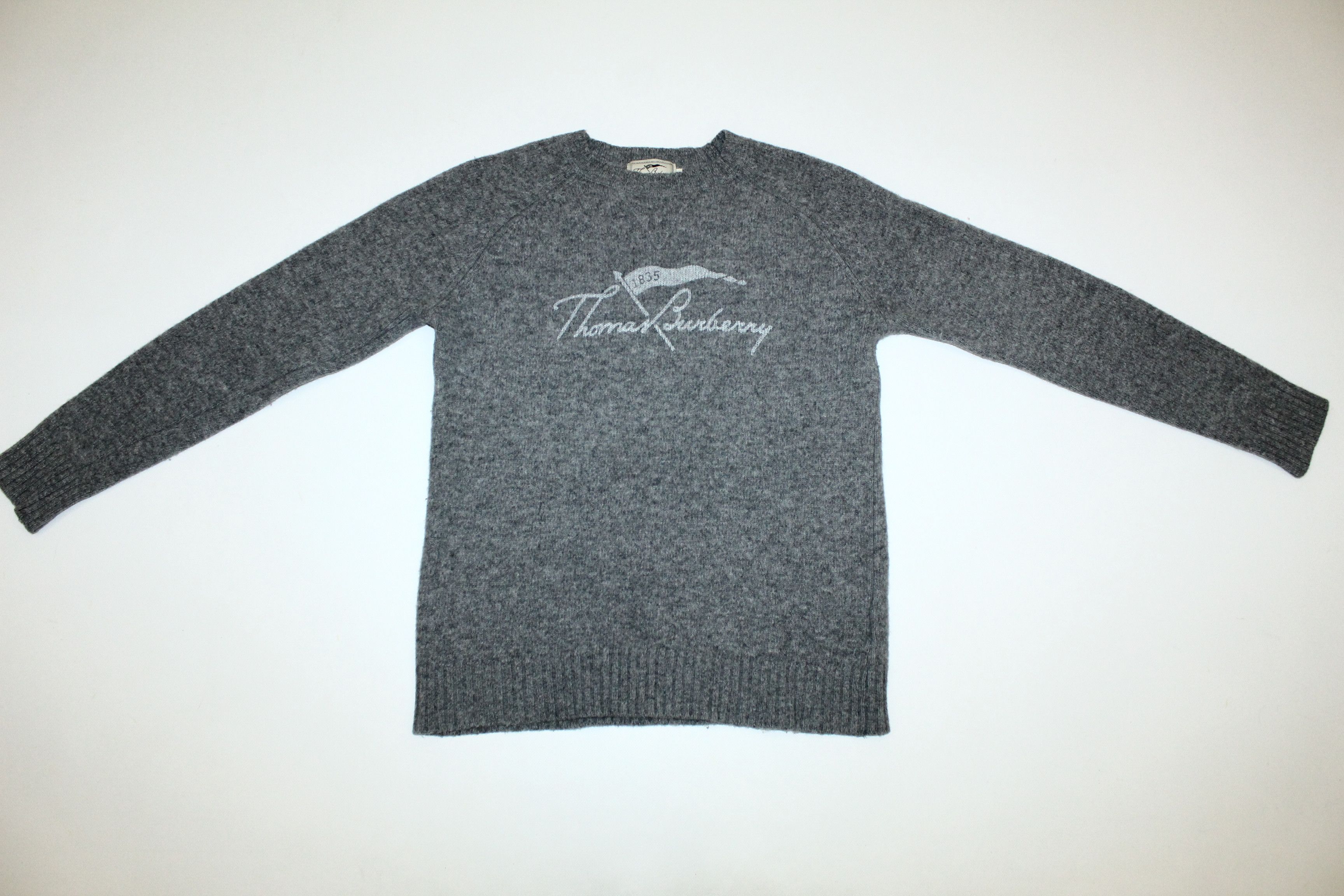 Burberry Vtg Thomas Burberry Casual Signatured Blend Crew Sweater Size US L / EU 52-54 / 3 - 2 Thumbnail