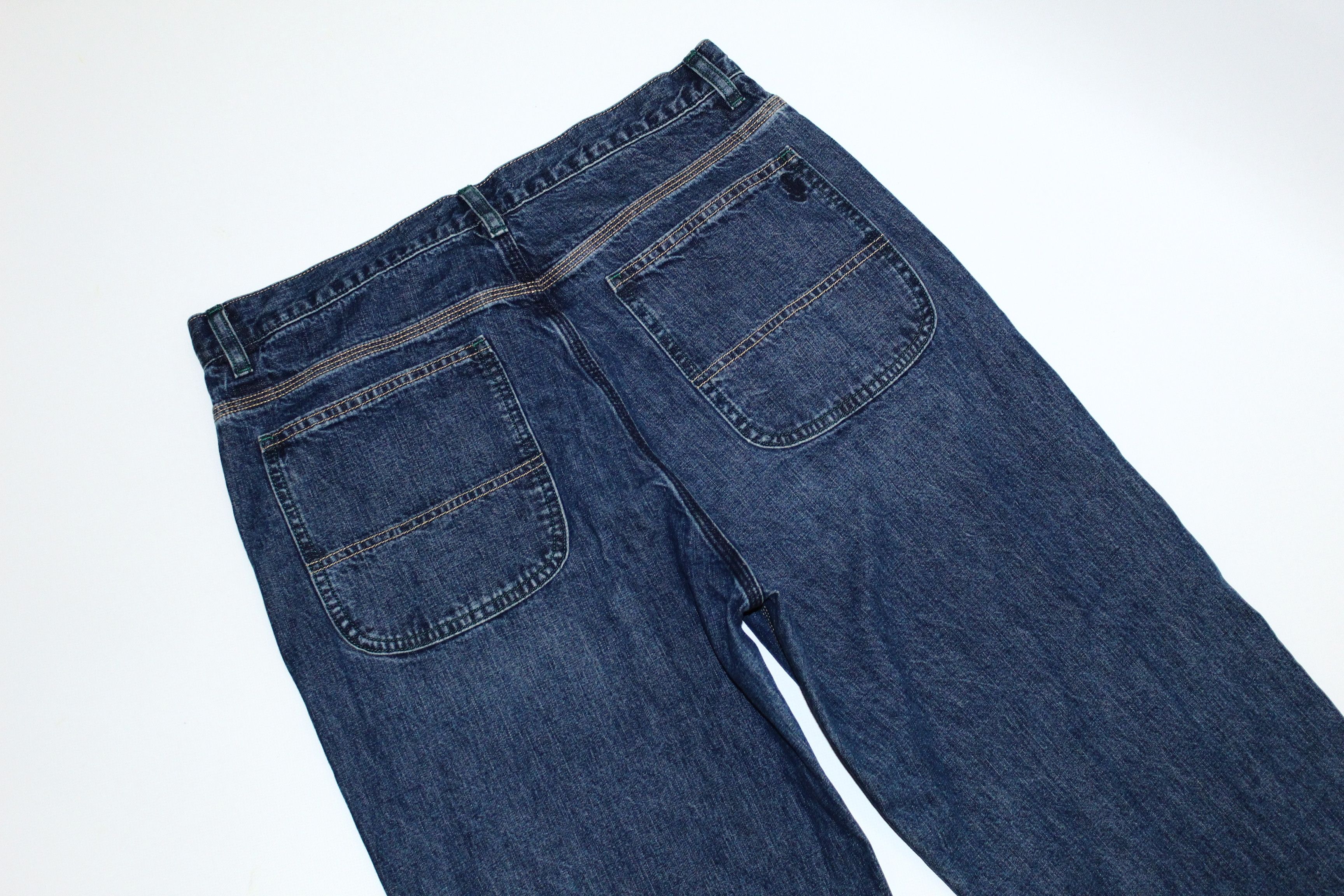 JW Anderson × Uniqlo J.W.Anderson x UniQlo Signatured Washed Denim Baggy Jeans Size US 32 / EU 48 - 10 Thumbnail