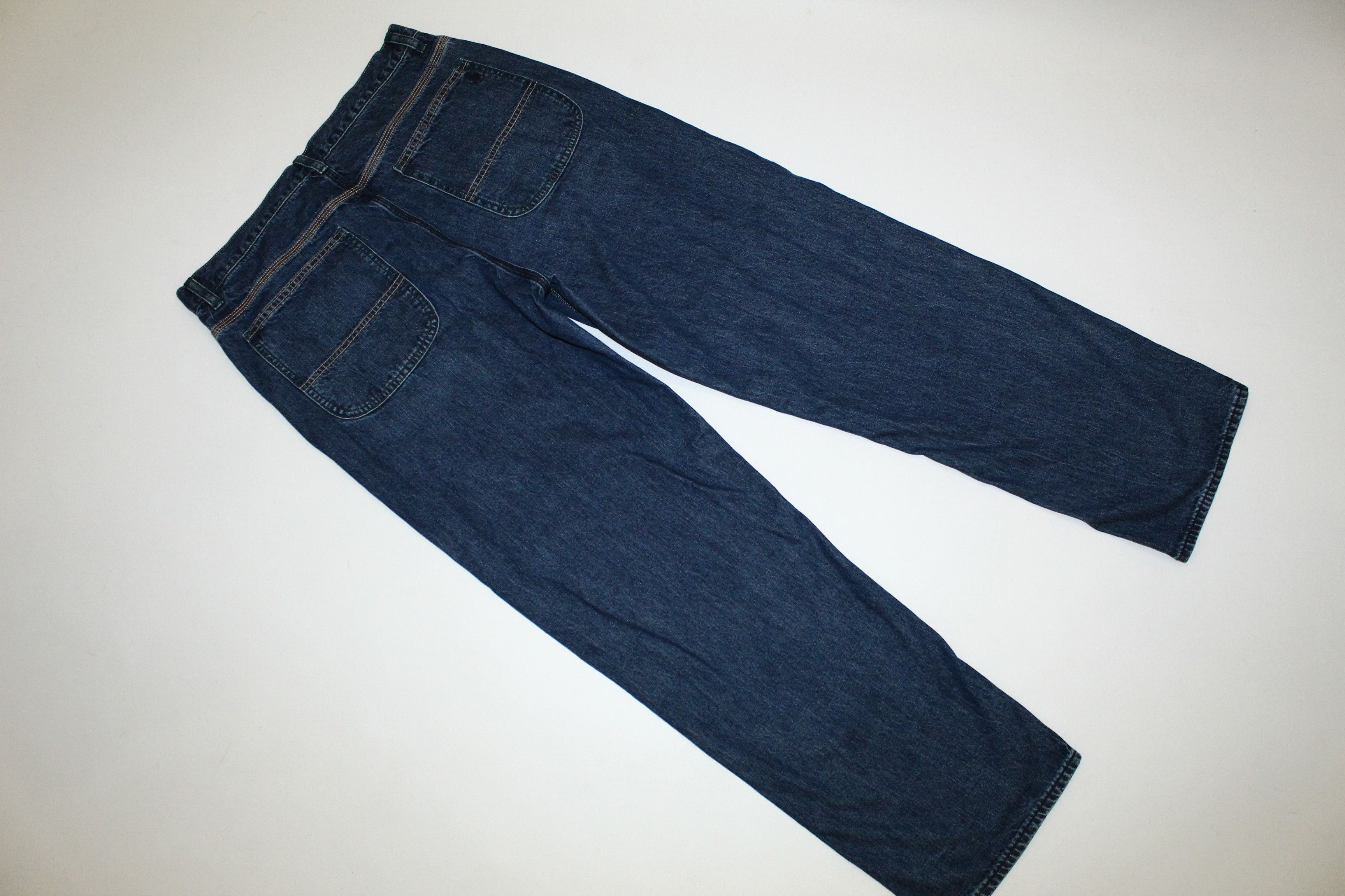 JW Anderson × Uniqlo J.W.Anderson x UniQlo Signatured Washed Denim Baggy Jeans Size US 32 / EU 48 - 9 Thumbnail