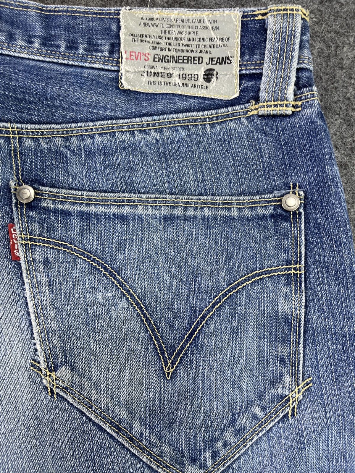Levi's Vintage Levis Engineered Jeans - J916 Size US 33 - 15 Thumbnail